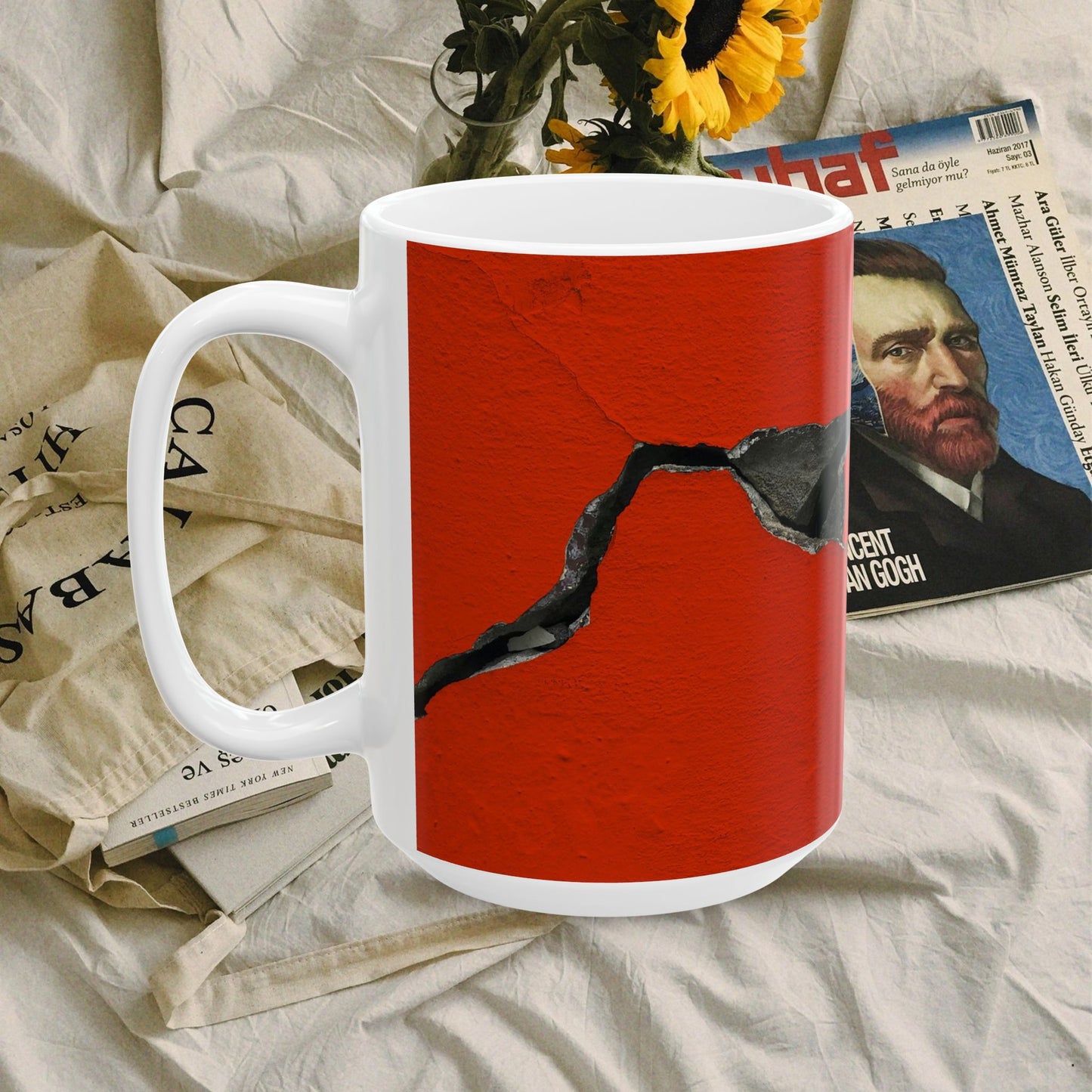 Ceramic Mug (11oz, 15oz)_ N3+ Series CM11, 15OZ PT2WW010_ Limited Edition Ceramic Masterpiece by WesternWaves: