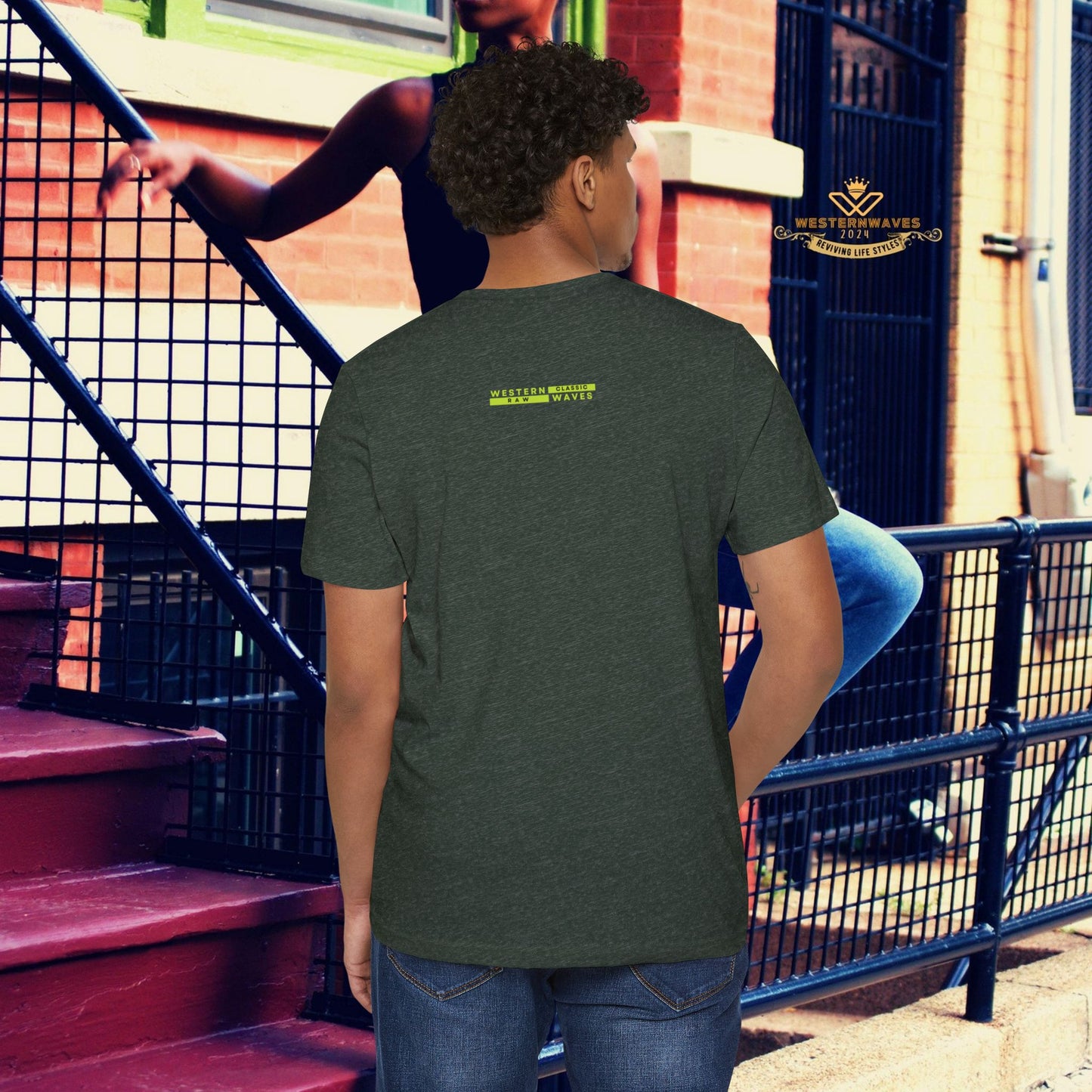 Eco-Friendly Unisex T-Shirt_ N7* Series ECOFUSTS PT2WW001_ Limited Edition Eco-Friendly T-Shirt by WesternWaves: