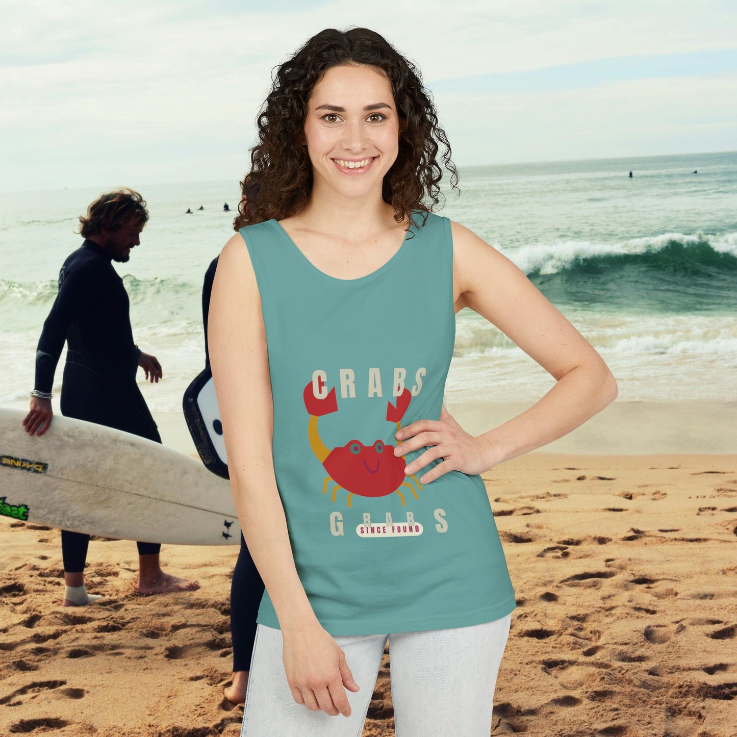 Unisex Garment-Dyed Tank Top_ N2+ Series USGDTT PT2WW012_ Limited Edition Comfort & Style by WesternWaves: