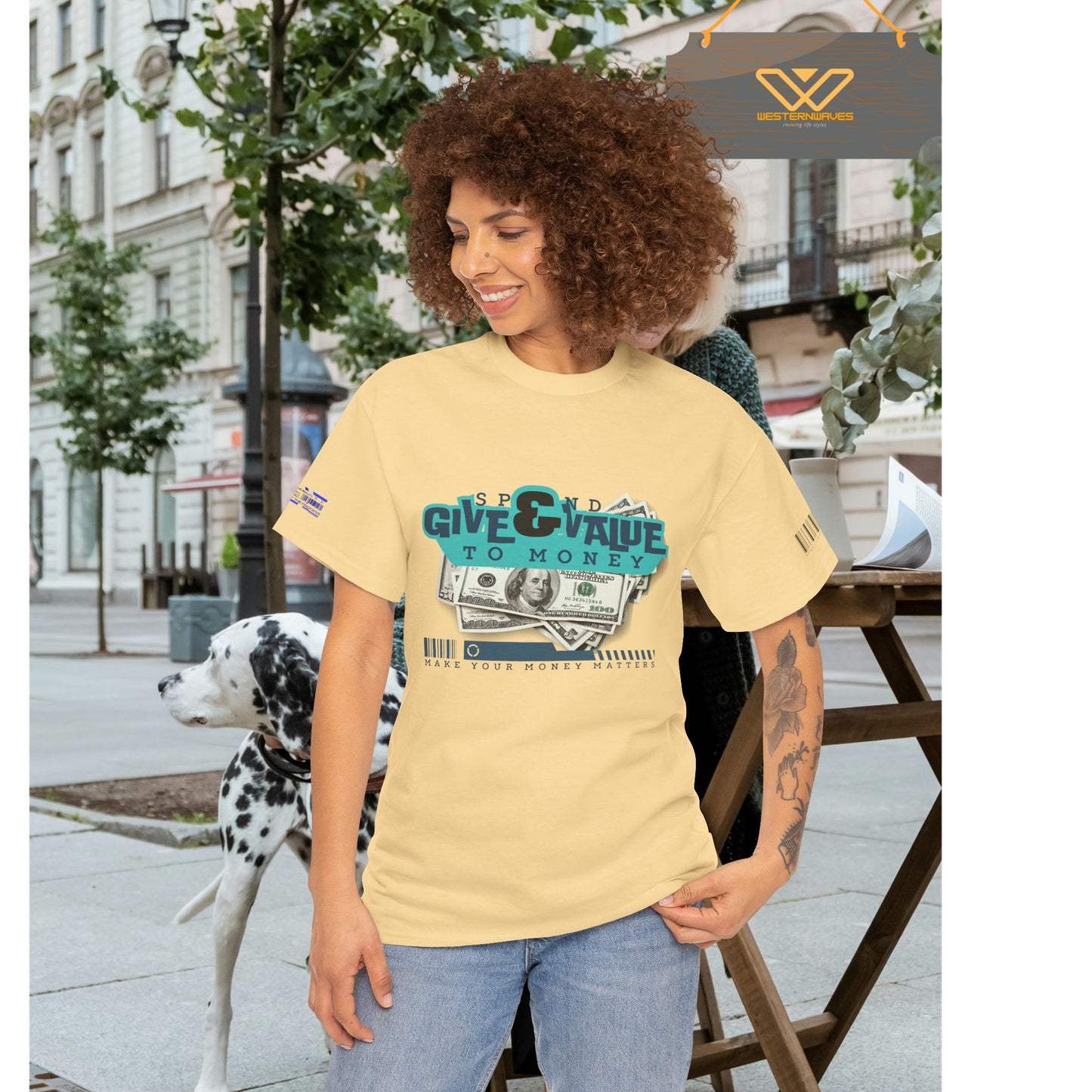 Unisex Heavy Cotton Tee_ Crafted from premium 100% cotton_ N3+ Series UHCT PT2WW012_ Limited Edition Maximum Comfort by WesternWaves: