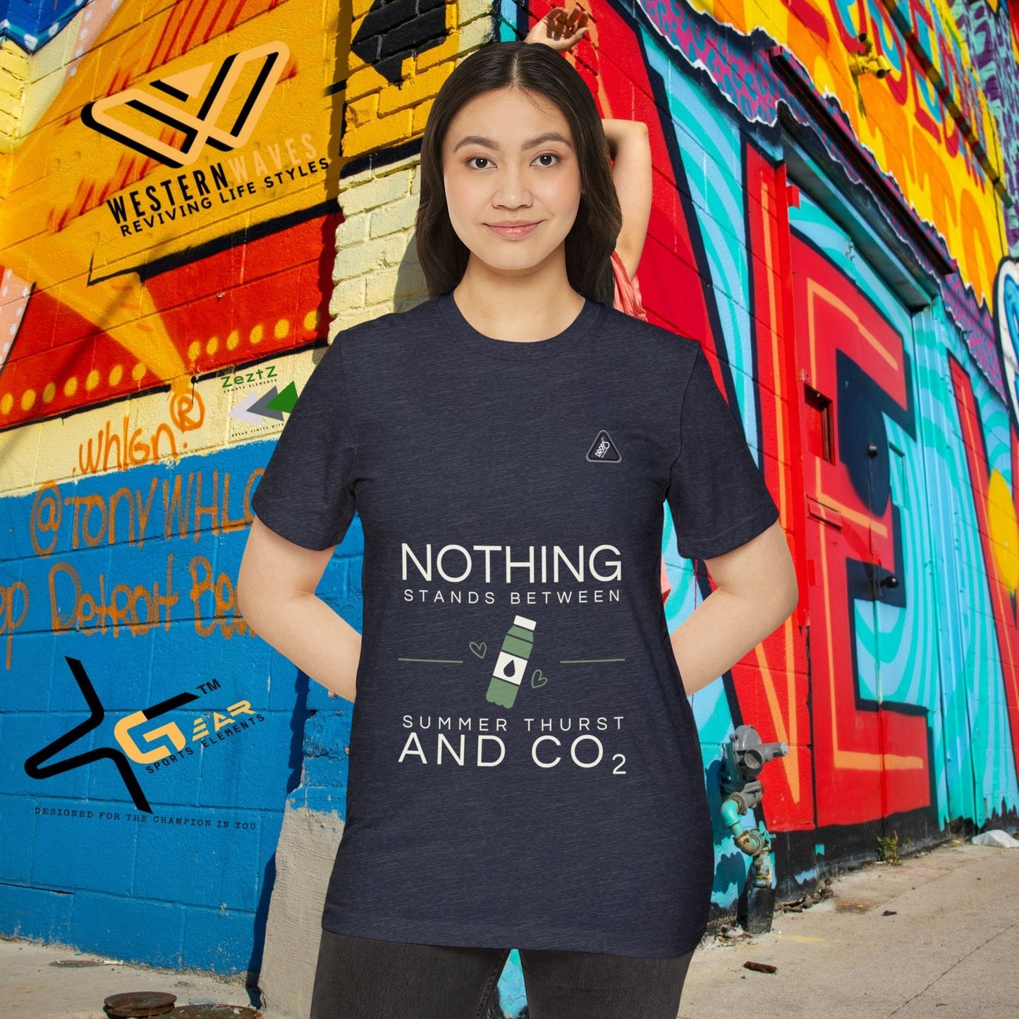 Eco-Friendly Unisex T-Shirt_ N7* Series ECOFUSTS PT2WW001_ Limited Edition Eco-Friendly T-Shirt by WesternWaves: