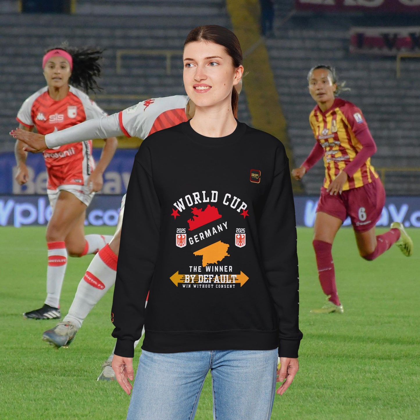Unisex Sweatshirt_ N7+ Series USSS PT2WW001_ Germany The Winner by Default_ Limited Edition by WesternWaves: