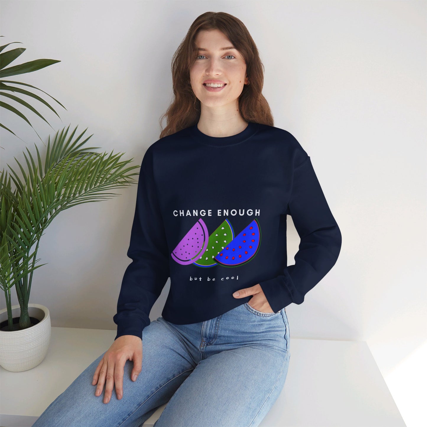 Unisex Heavy Blend™ Crewneck Sweatshirt_ N2+ Series UHBCSS PT2WW003_L imited Edition Pure Luxury for Every Occasion by WesternWaves:
