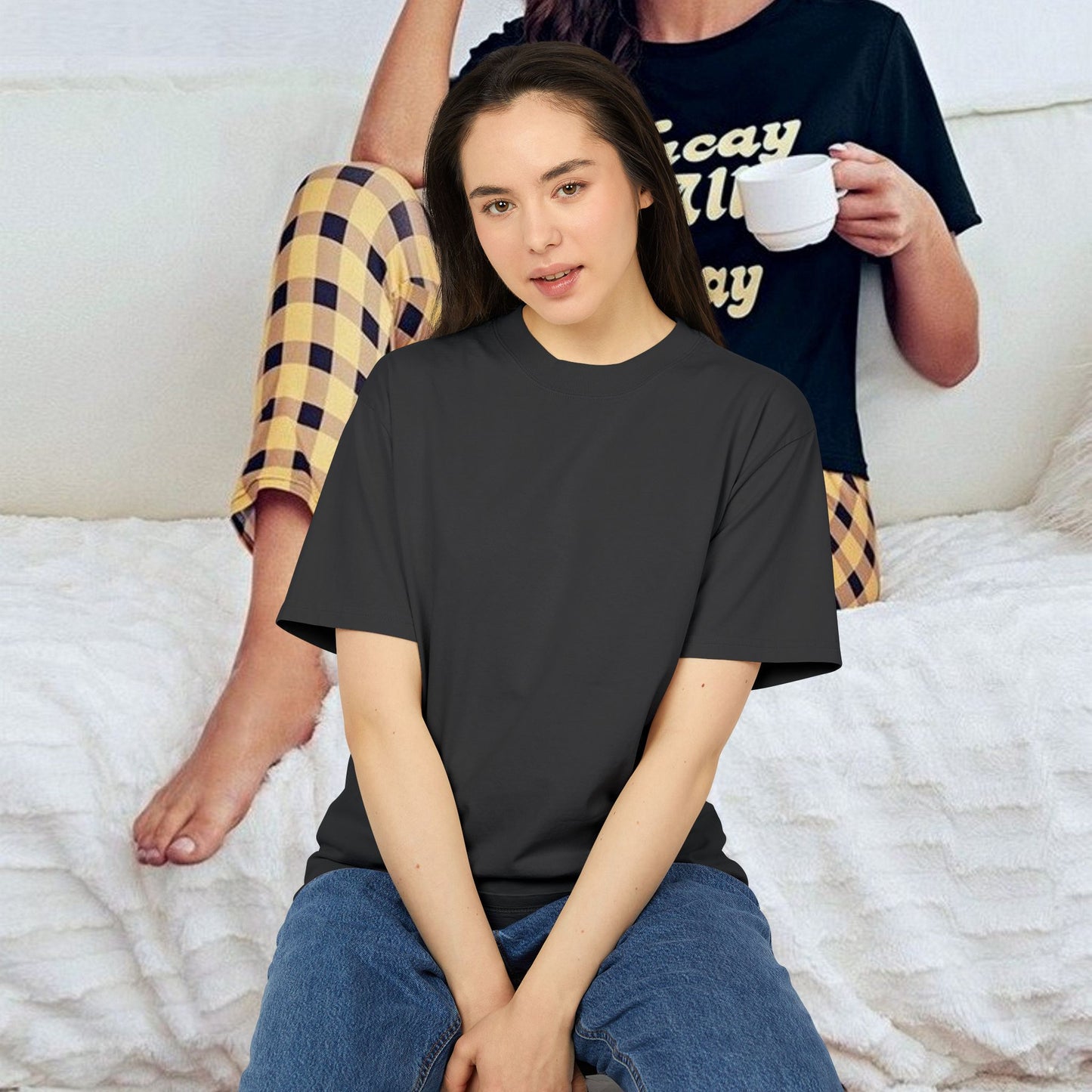 Unisex Heavy Faded Tee_ N7* Series USHFTEE PT2WW015_ Limited Edition Heavy Faded Tee by WesternWaves: