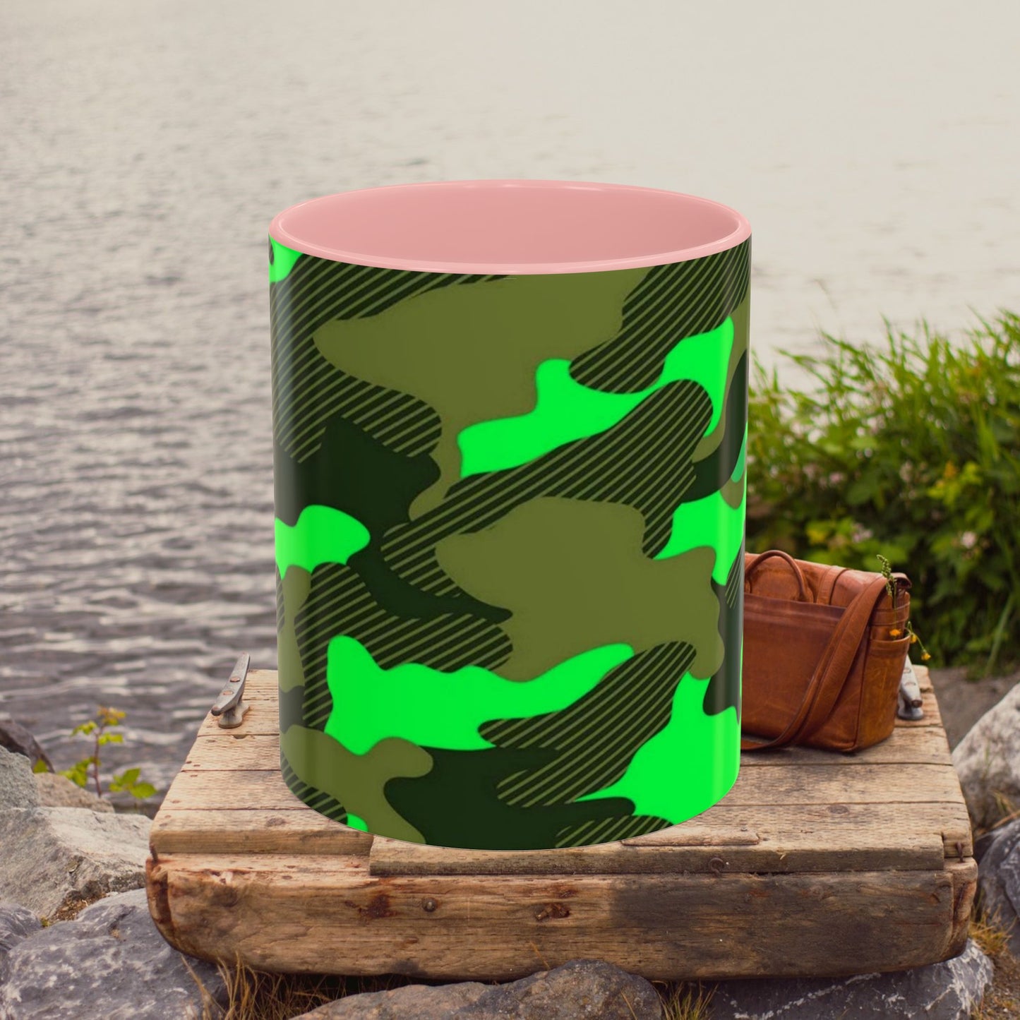 Accent Coffee Mug (11, 15oz)_ N2 Series ACMUG PT2WW004_ Limited Edition Mug by WesternWaves: