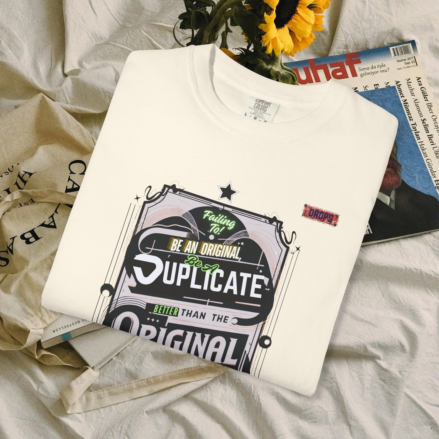 unisex garment-dyed t-shirt_ 09 July 2025_ Limited Edition Everyday Casual Wear by WesternWaves: