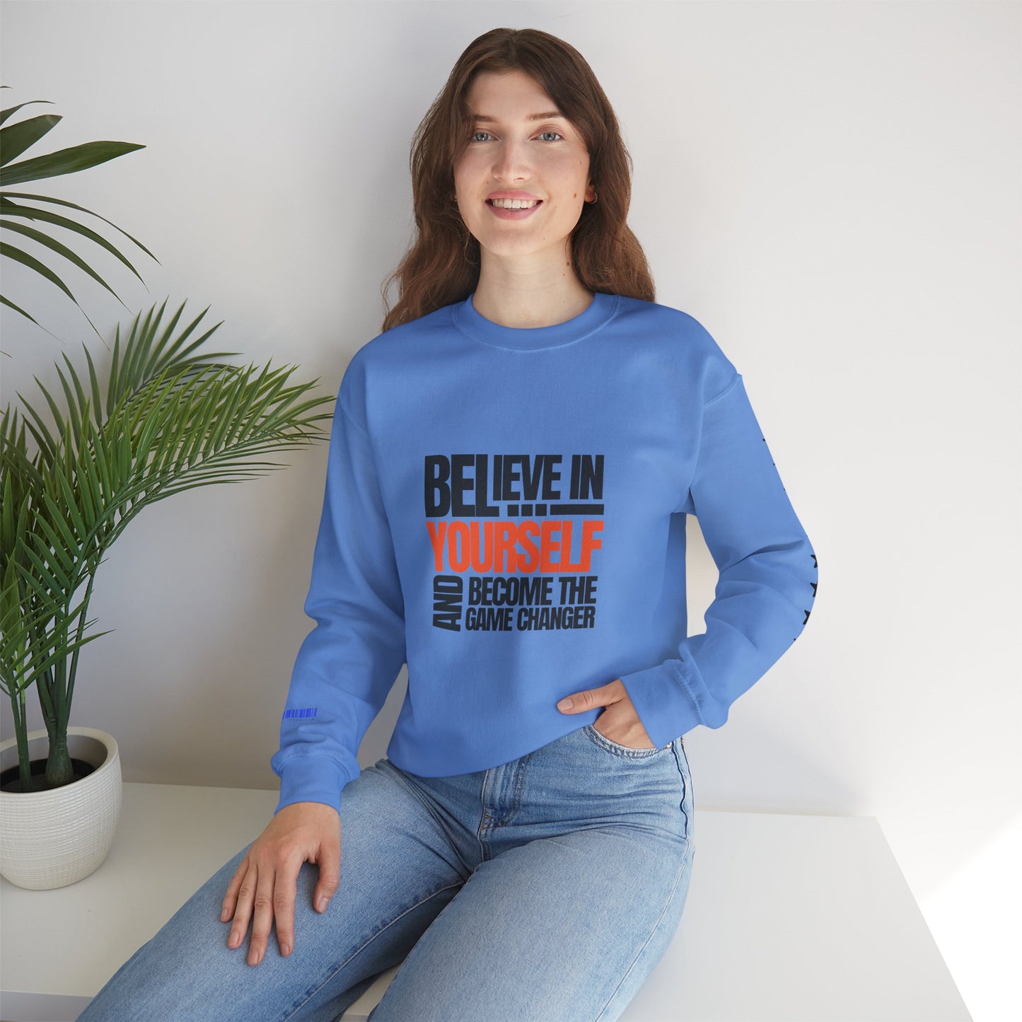 Unisex Heavy Blend™ Crewneck Sweatshirt_ N2+ Series UHBCSS PT2WW028_ Limited Edition Pure Luxury By WesternWaves: