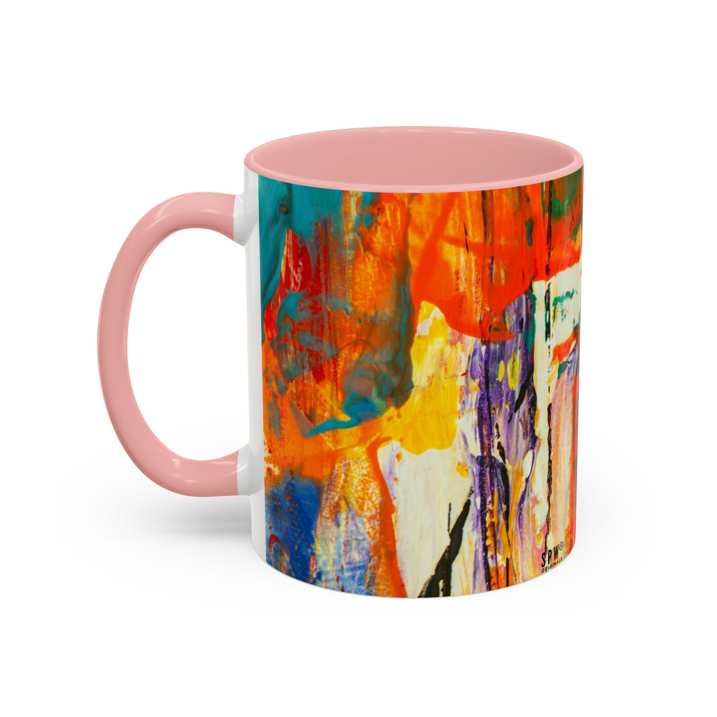 Accent Coffee Mug (11, 15oz)_ N2+ Series ACMUG PT2WW002_ Limited Edition Mug by WesternWaves: