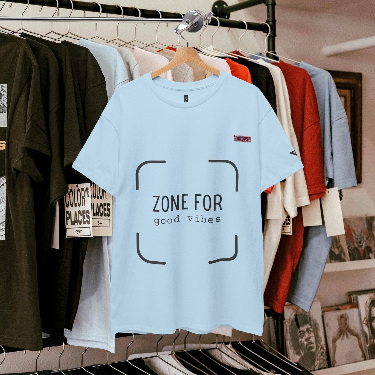 Unisex Heavy Cotton Tee_ 20 July 2025_ Limited Edition Unique Summer Wear_ by WesternWaves: