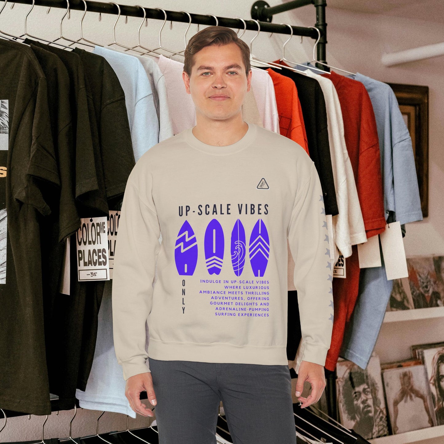Unisex Heavy Blend™ Crewneck Sweatshirt_ N2 Series JBRW PT2WW001_Limited Edition Pure Luxury by WesternWaves: