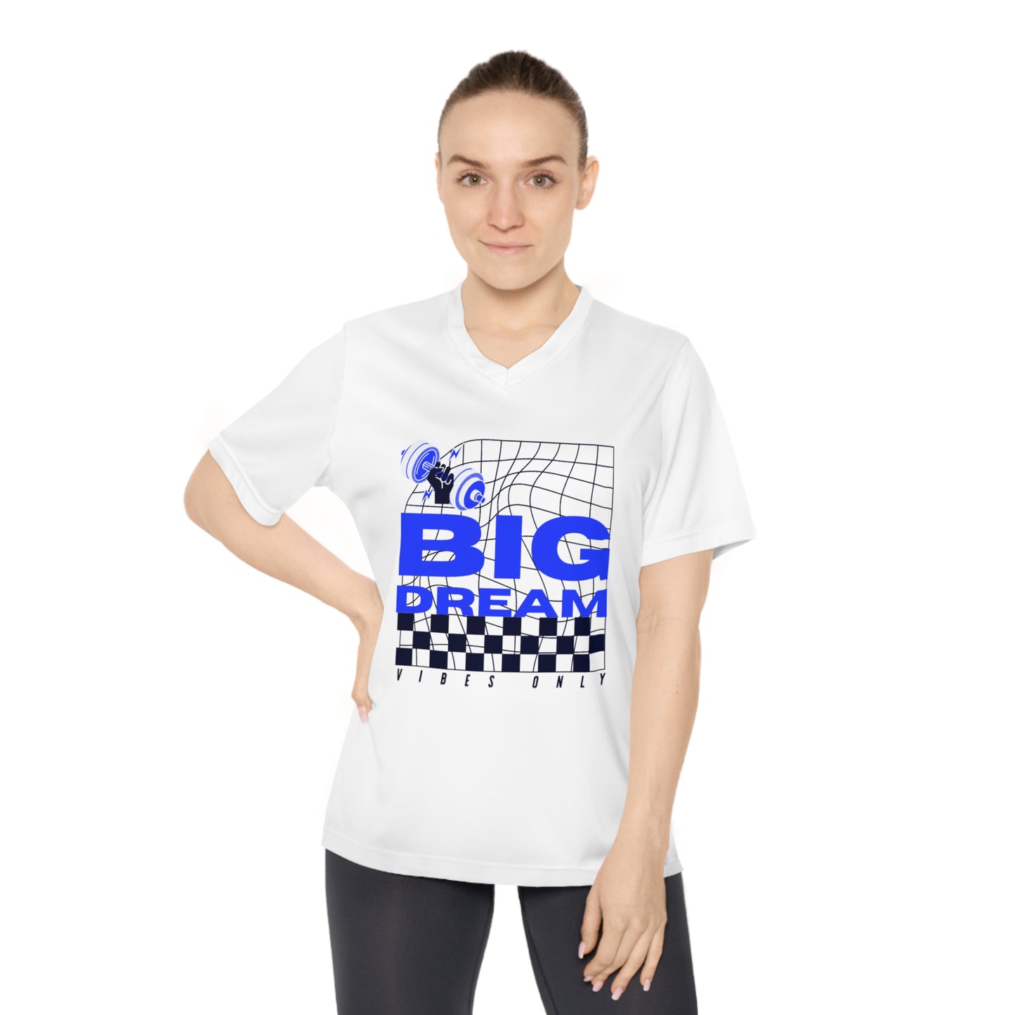Women's Performance V-Neck T-Shirt_ N3+ Series WPVNTS PT2WW002_ Limited Edition Reliable Companion by WesternWaves:
