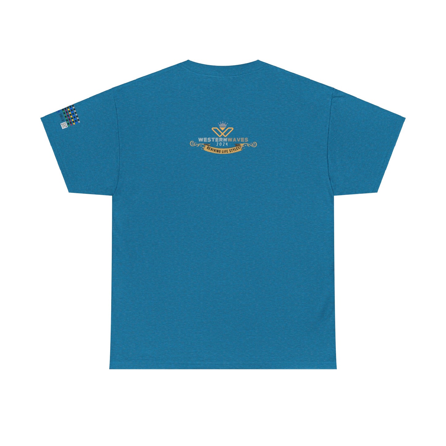 Unisex Heavy Cotton Tee_ Crafted from premium 100% cotton_ N+ Series UHCT PT2WV007_ Limited Edition by WesternWaves: