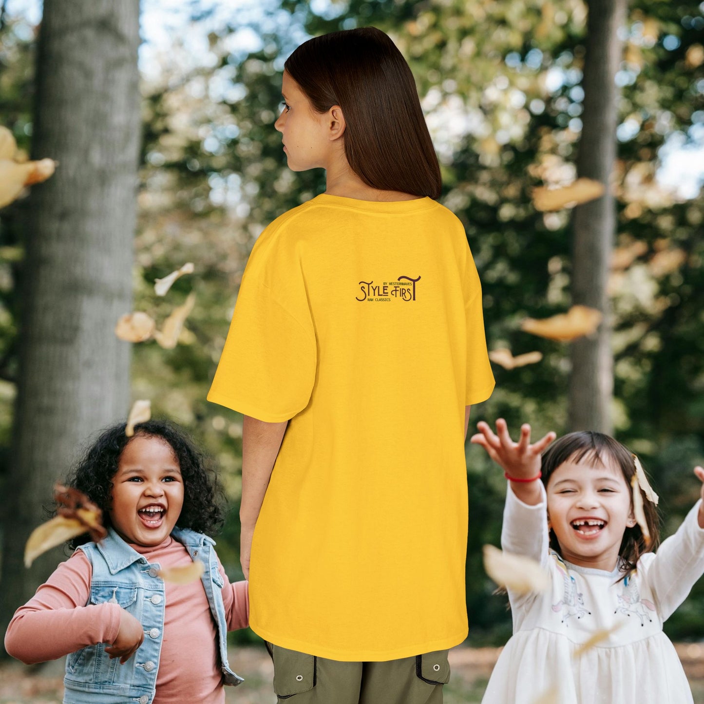 Kids Heavy Cotton™ Tee_ N2+ Series KHCT PT2WW009_ Limited Edition Durable Comfort for Every Adventure by WesternWaves: