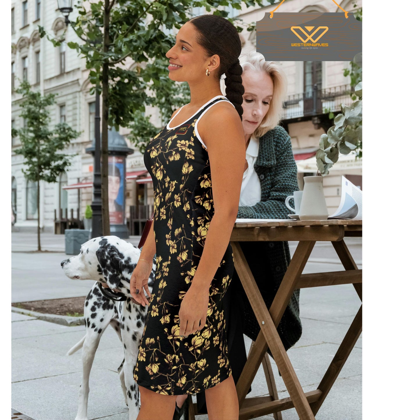 Women's Racerback Dress (AOP)_ N Series WRBD(AOP) PT2WW003_ Ultimate Comfort Limited Edition by WesternWaves: