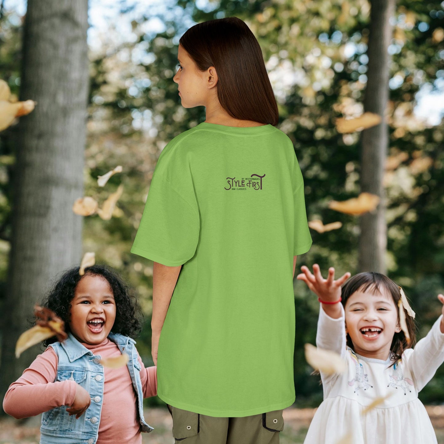 Kids Heavy Cotton™ Tee_ N2+ Series KHCT PT2WW009_ Limited Edition Durable Comfort for Every Adventure by WesternWaves: