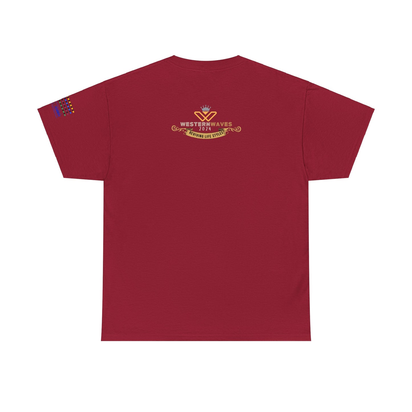 Unisex Heavy Cotton Tee_ Crafted from premium 100% cotton_ N+ Series UHCT PT2WV002_ Limited Edition by WesternWaves: