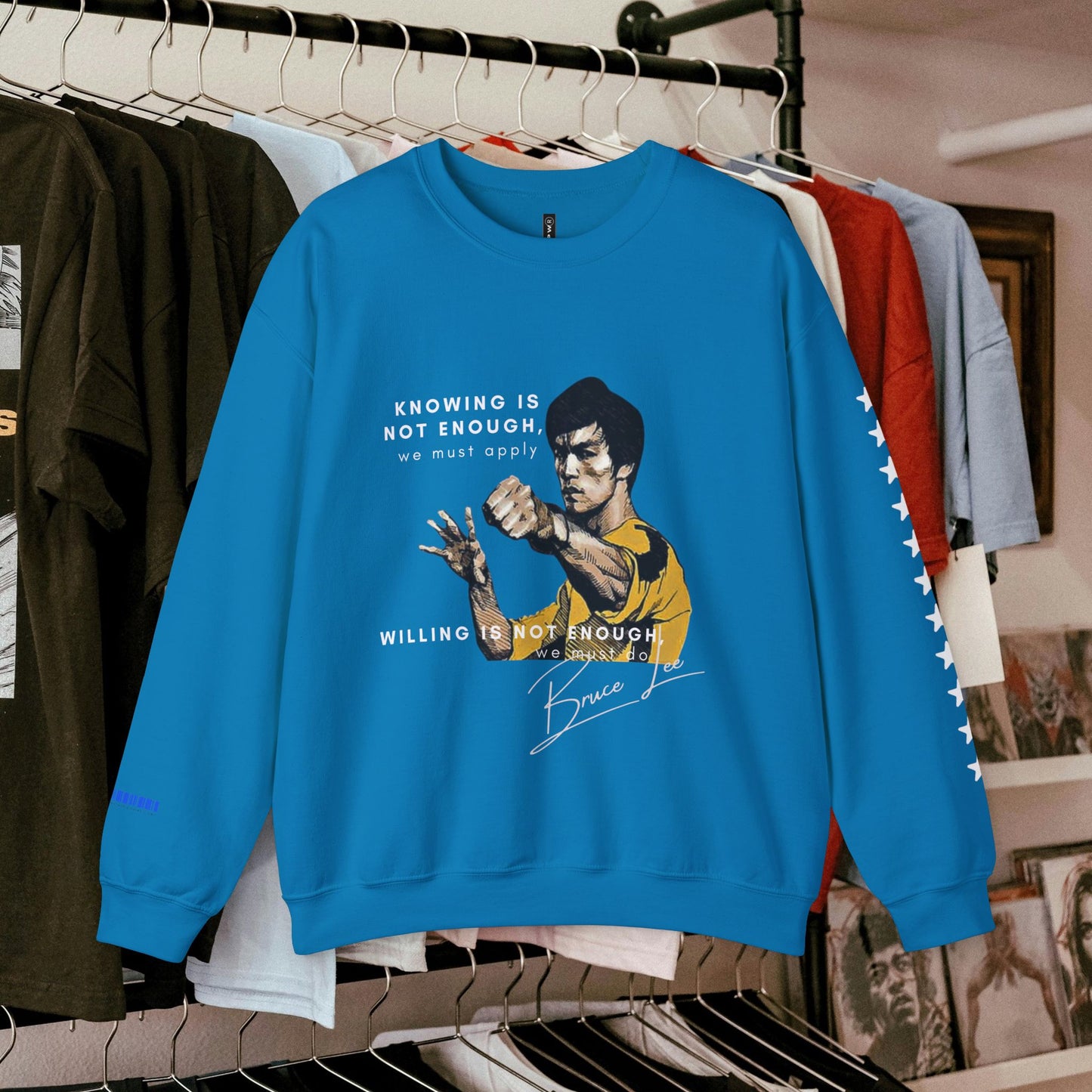 Unisex Heavy Blend™ Crewneck Sweatshirt_ N2+ Sports Series UHBCSS PT2WW009_ Limited Edition ‘Zeztz’ Brand Sports Elements by WesternWaves: