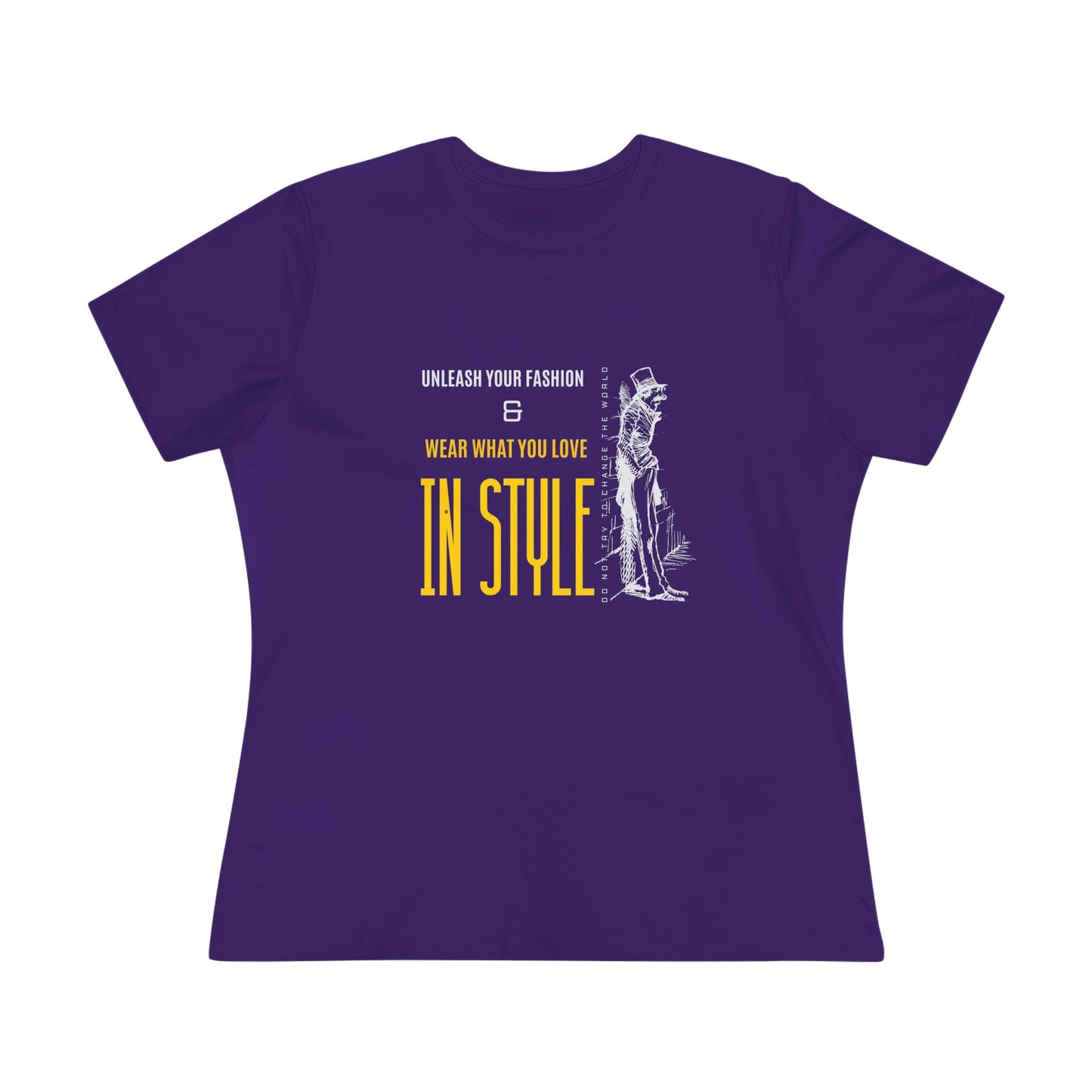 Women's Cotton Tee_ N2+ Series WCTEE PT2WW002_ Cozy Comfort Limited Edition by WesternWaves: