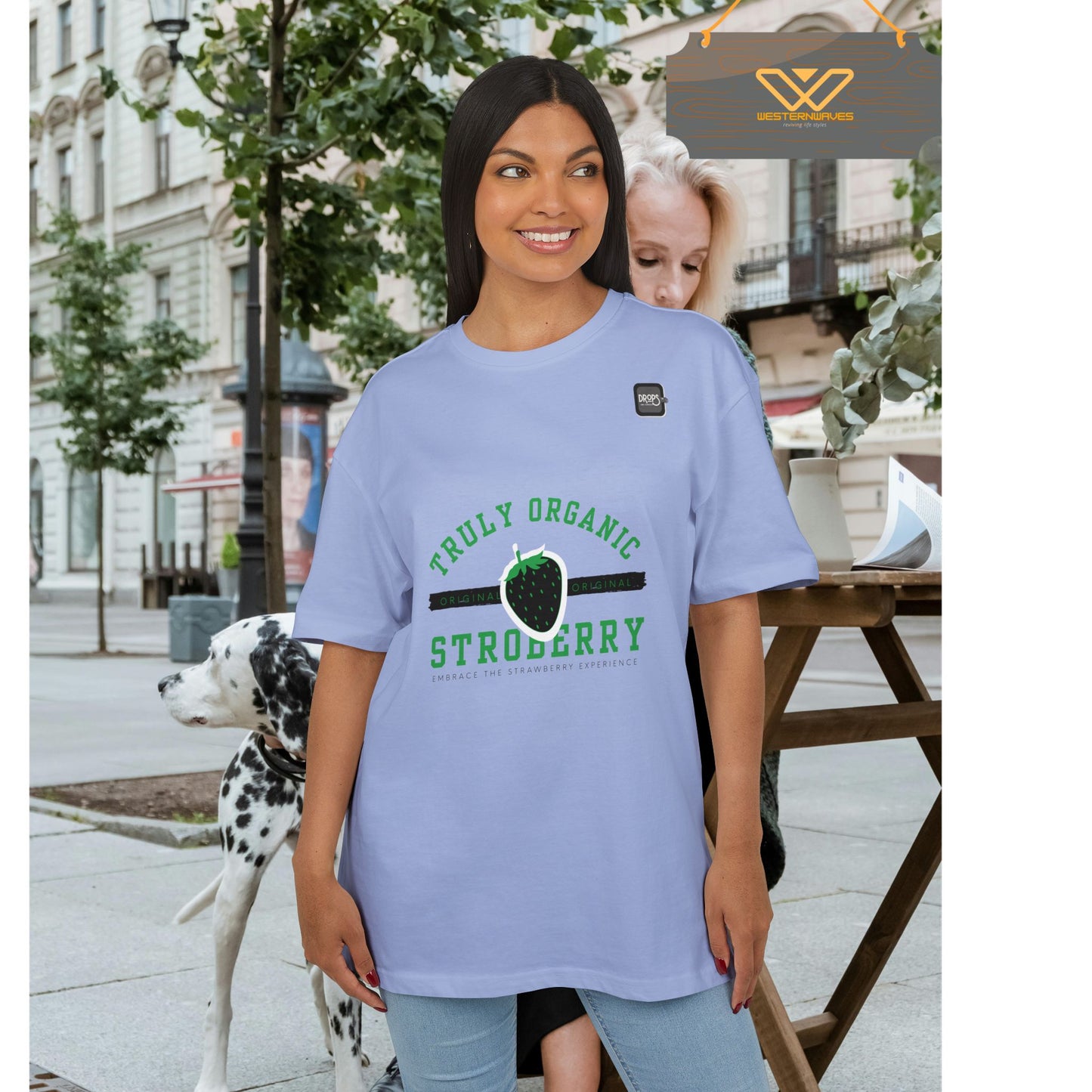 Unisex Oversized Tee_ N6+ Series USOSTEE PT2WW002_ Limited Edition by WesternWaves: