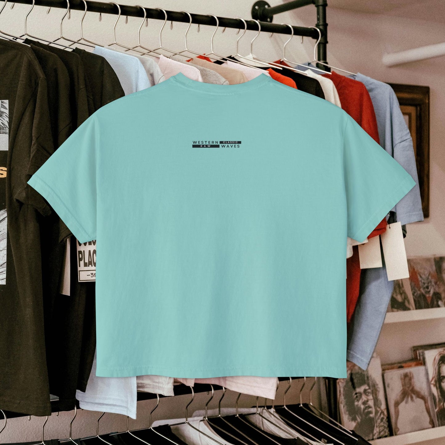 Women's Boxy Tee_ N3+ Series WBTEE PT2WW001_ limited edition by WesternWaves: