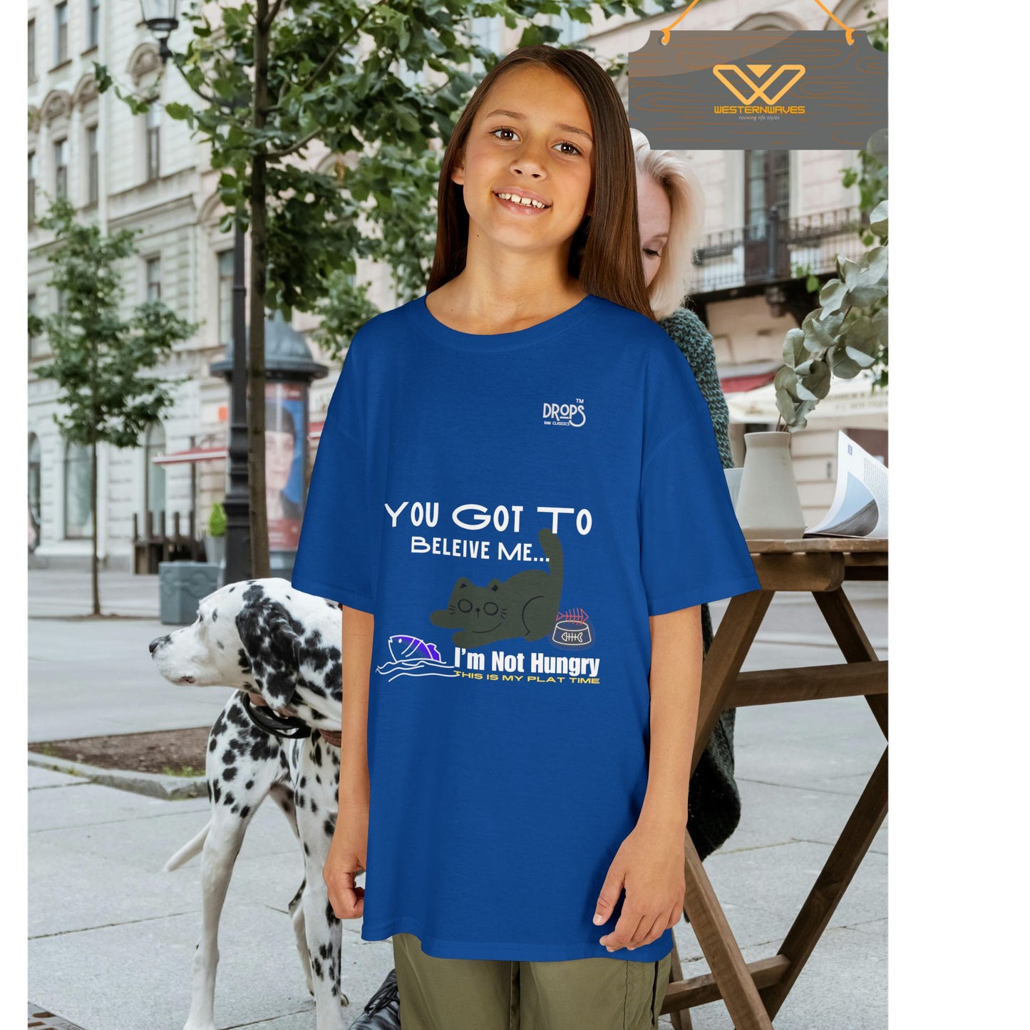 Kids Heavy Cotton™ Tee_ N2 Series KHCT PT2WW0011_ Limited Edition Durable Comfort for Every Adventure by WesternWaves: