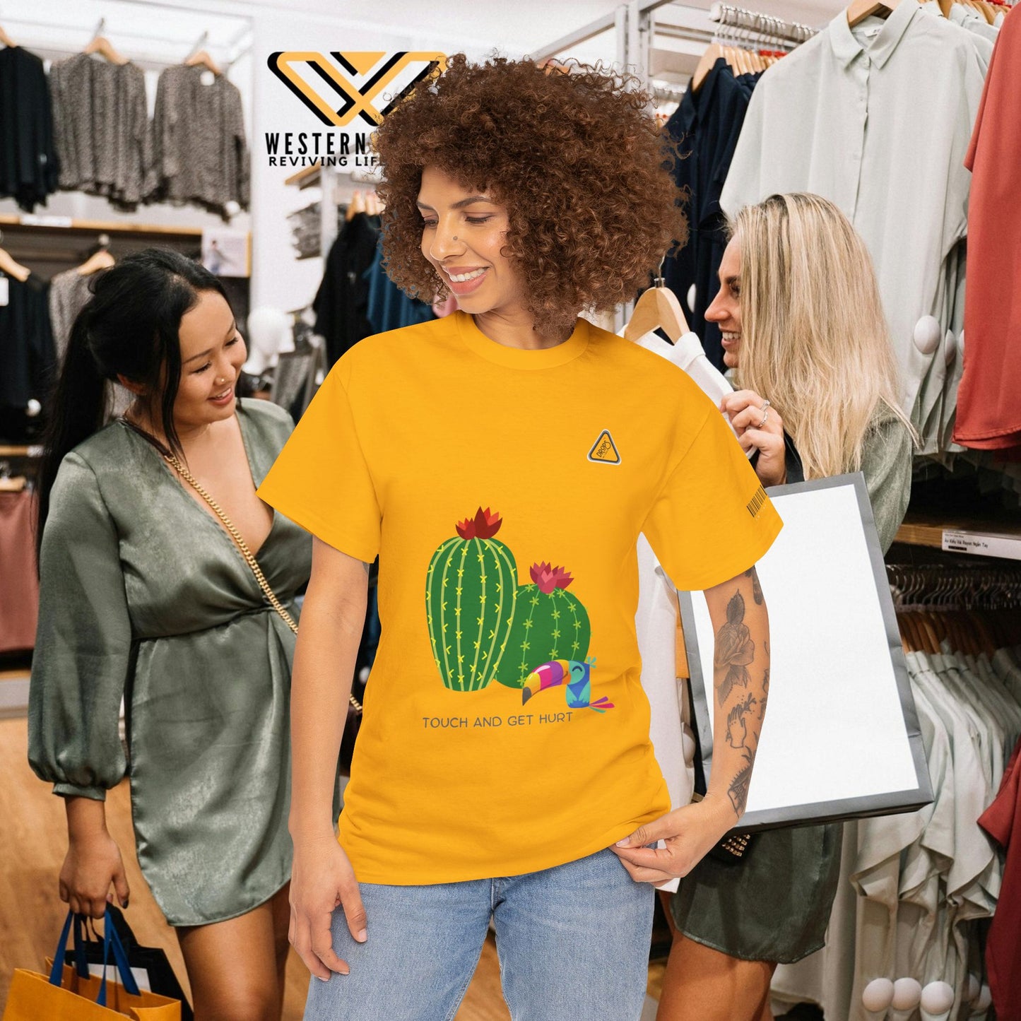 Unisex Heavy Cotton Tee_ Crafted from premium 100% cotton_ N2 Series UHCT PT2WW001_ Limited Edition Comfort & Durability by WesternWaves: