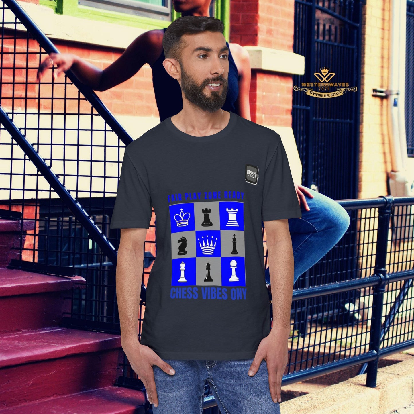 Unisex District® Re-Tee®_ N Series USDRR_ PT2WW001_ Sustainable Style by WesternWaves: