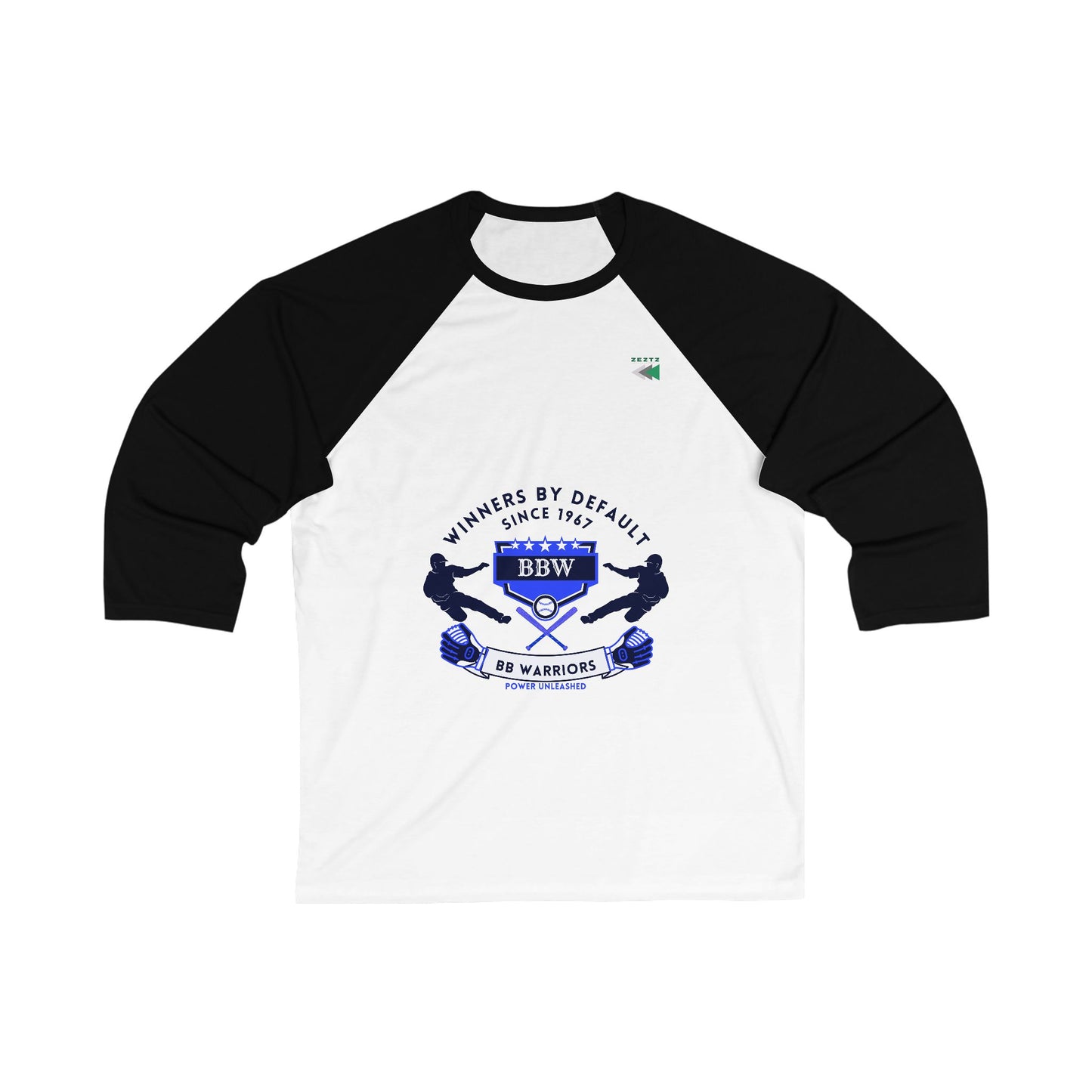 Unisex 3/4 Sleeve Baseball Tee_ N7* Series US3/4SBBTEE PT2WW001_ Limited Edition Baseball Tee by WesternWaves: