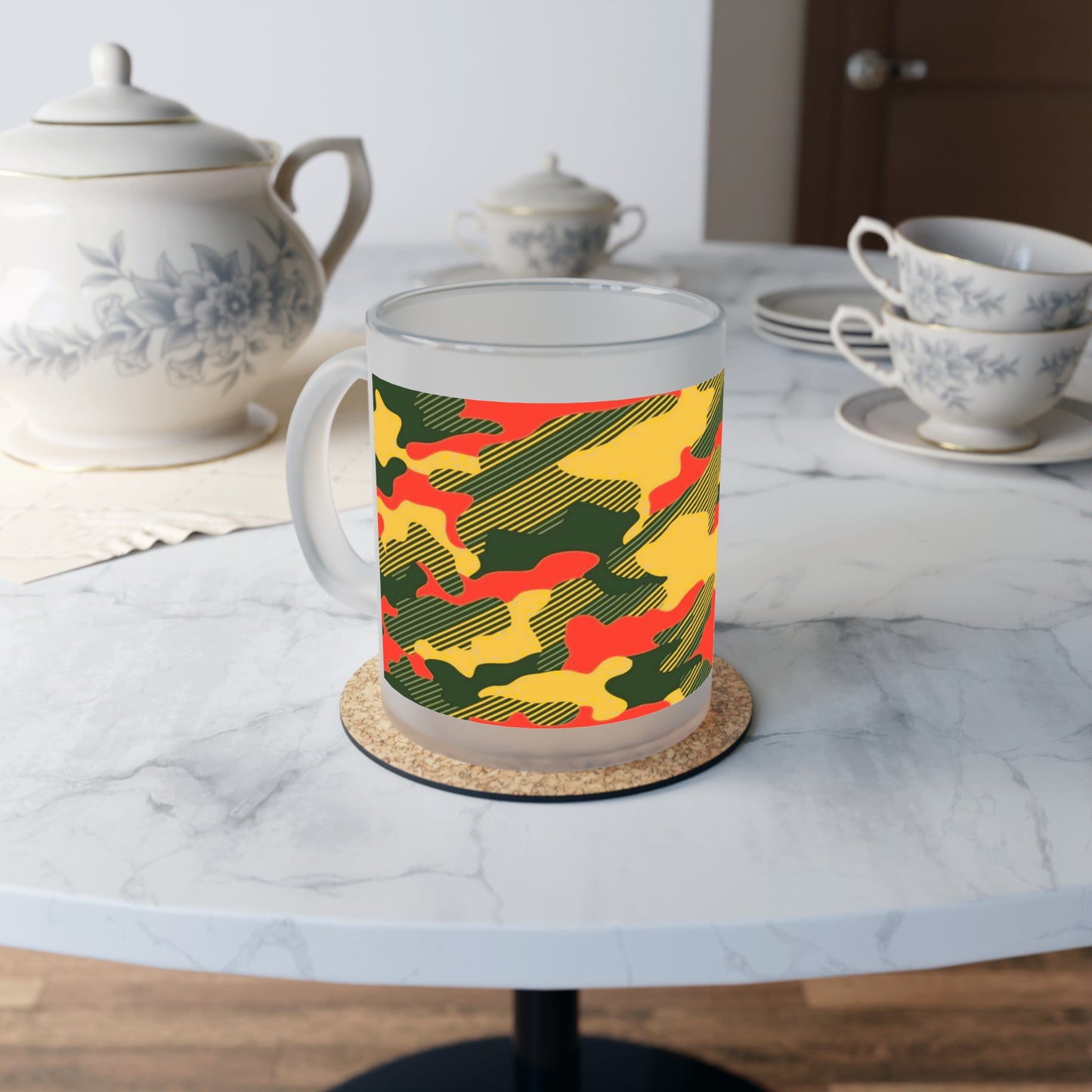 Frosted Glass Mug_ N+ Series FGM PT2WW011_ Limited Edition product by WesternWaves
