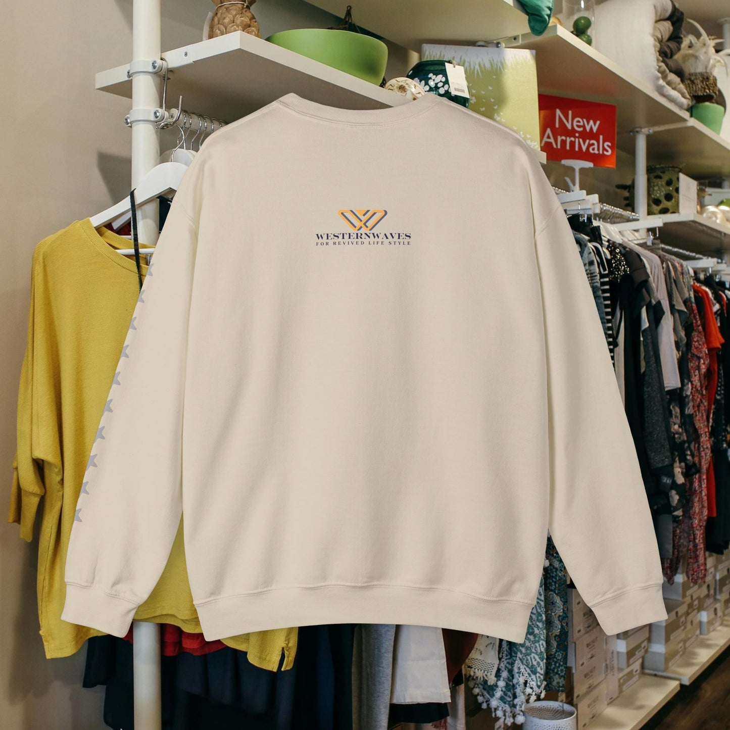 Unisex Heavy Blend™ Crewneck Sweatshirt_ N2 Series JBRW PT2WW001_Limited Edition Pure Luxury by WesternWaves: