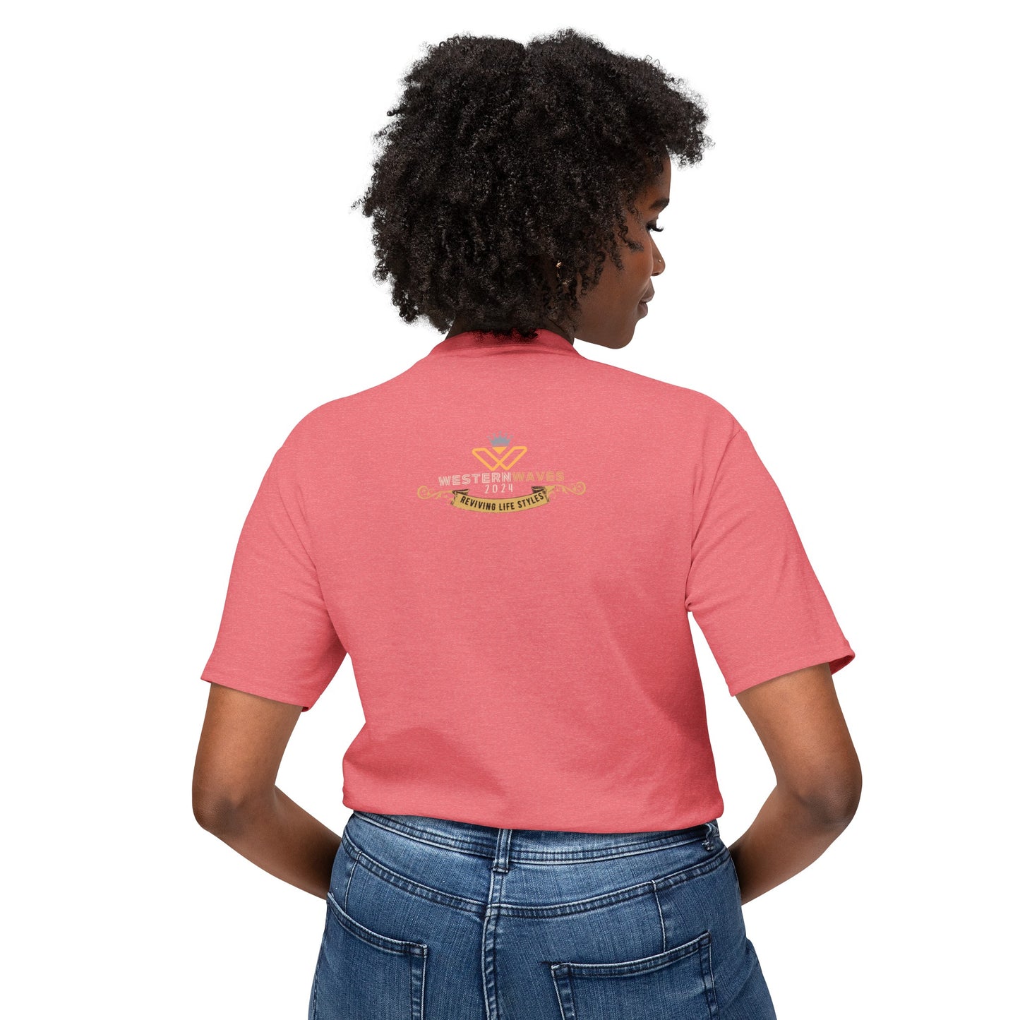 Unisex HD Cotton™ T-shirt_ N+ Series USHDCTS PT2WW003_ Limited Edition Unisex HD Cotton™ T-shirt by WesternWaves