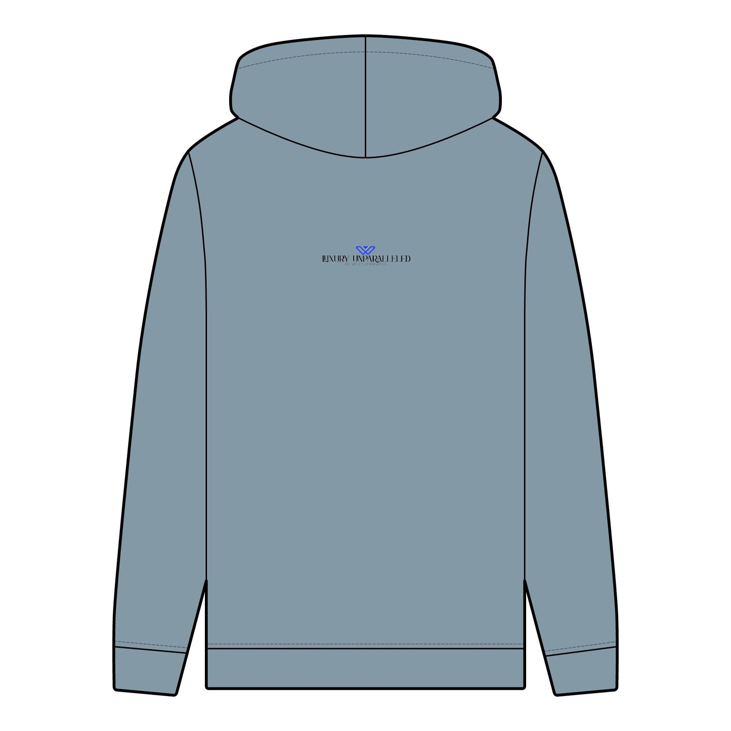 Men's Organic Hoodie_ N7+ Series MOHOODIE PT2WW001_ Limited Edition Powerful Tomorrow by WesternWaves: