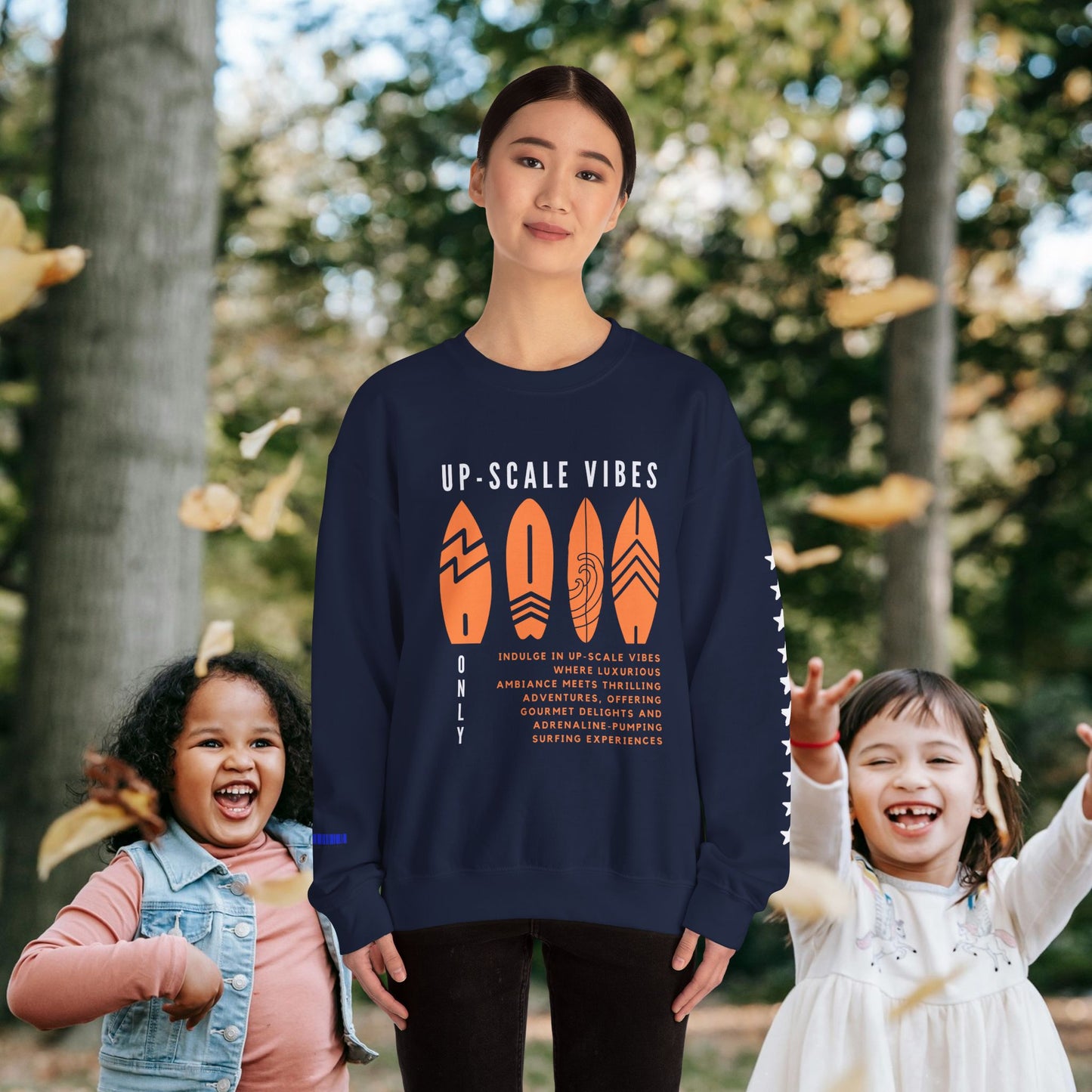Unisex Heavy Blend™ Crewneck Sweatshirt_ N3+ Series UHBCSS PT2WW009_ Limited Edition Pure Luxury by WesternWaves:
