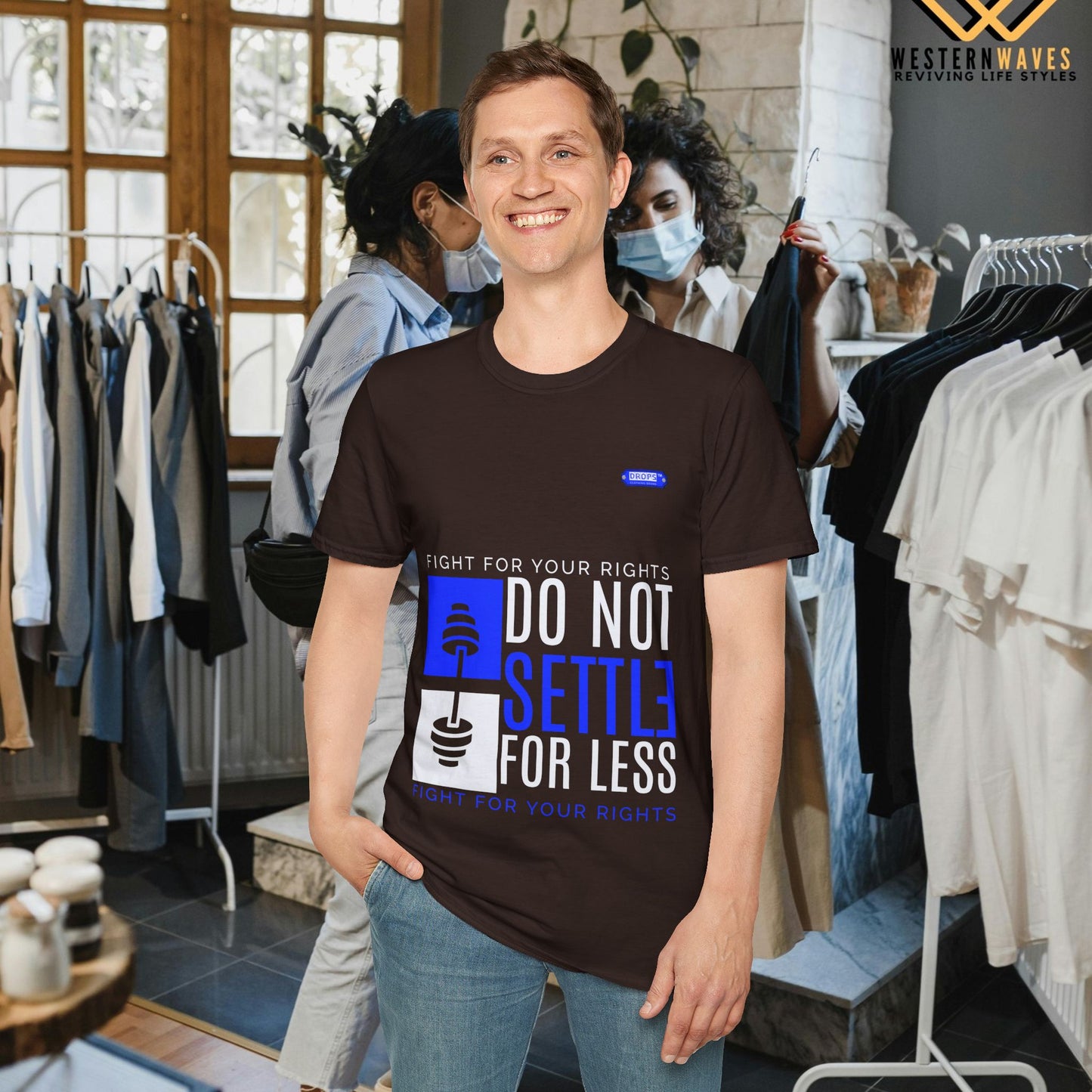 Unisex Softstyle T-Shirt_ N2 Series SPW USSTS FT2WW009_ Redefine Relaxation Limited Edition by WesternWaves: