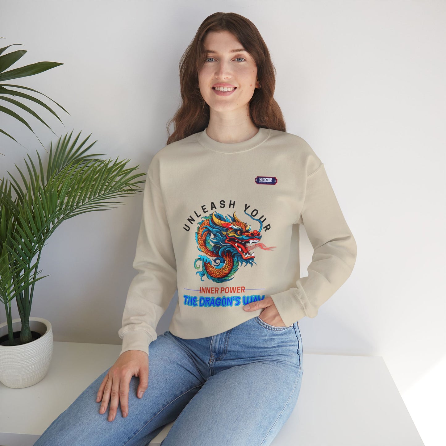 Unisex Heavy Blend™ Crewneck Sweatshirt_ N2 Series UHBCSS PT2WW007_ Limited Edition Pure Luxury for Every Occasion by WesternWaves: