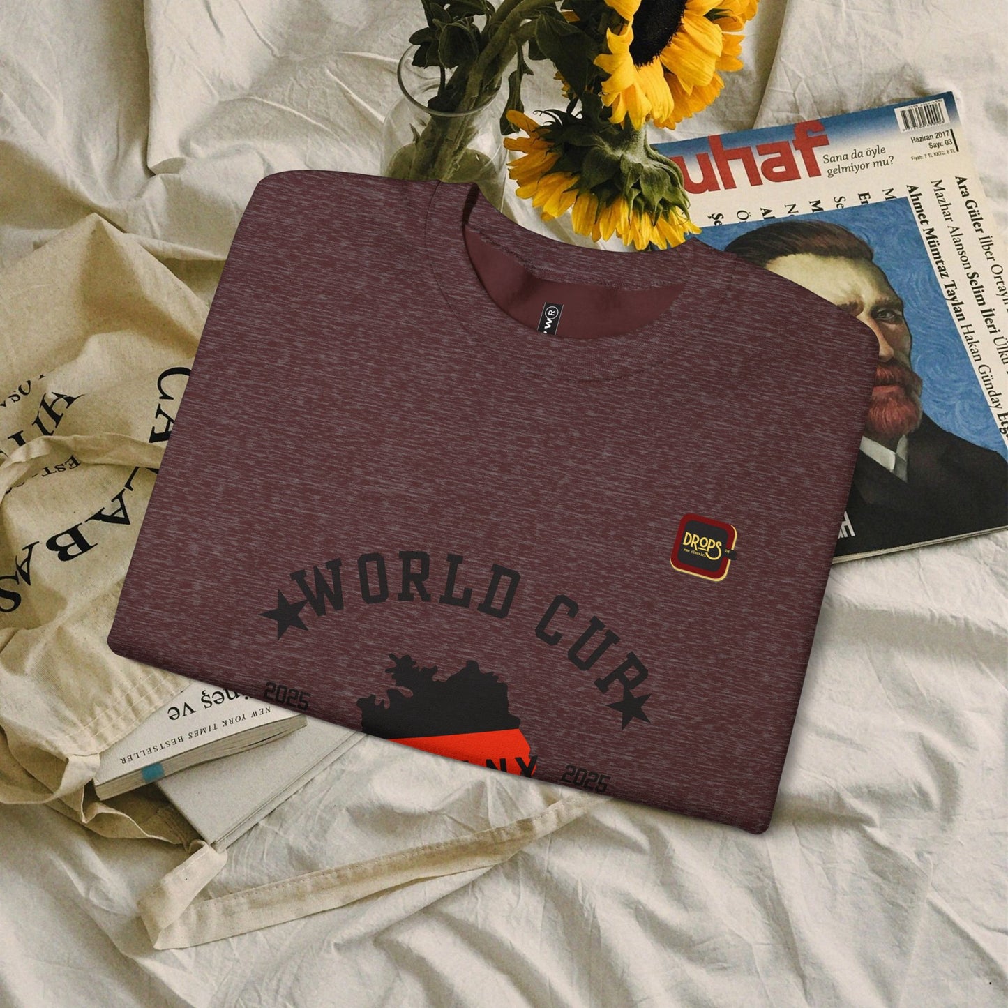 Unisex Sweatshirt_ N7+ Series USSS PT2WW001_ Germany The Winner by Default_ Limited Edition by WesternWaves: