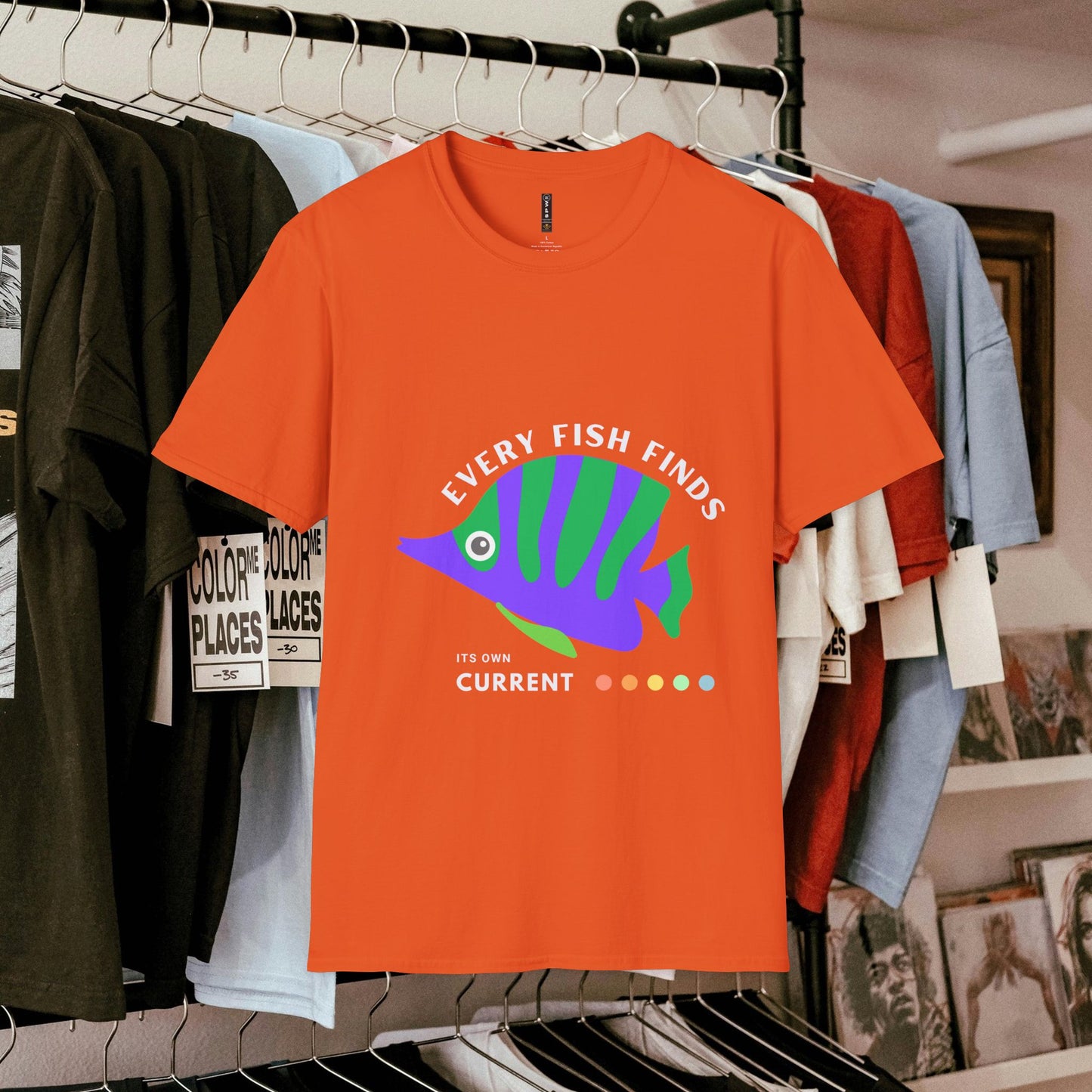 Unisex Softstyle T-Shirt_ N+ Series USSTS FT2WW010_ Limited Edition by WesternWaves: