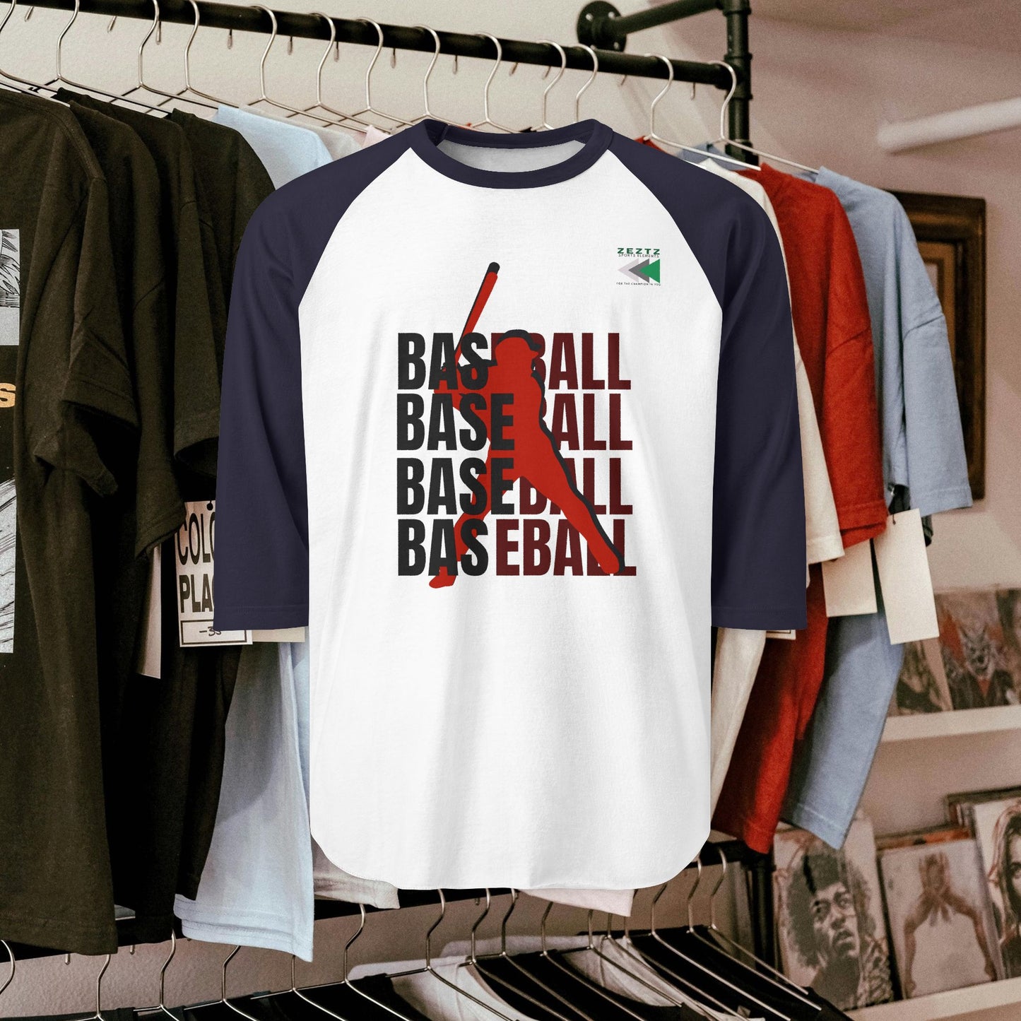 Unisex Baseball Tournament Raglan Shirt_ Series N8+ USBBTRS PT2WWW001_ Limited Edition Vintage Sports Tee by WesternWaves: