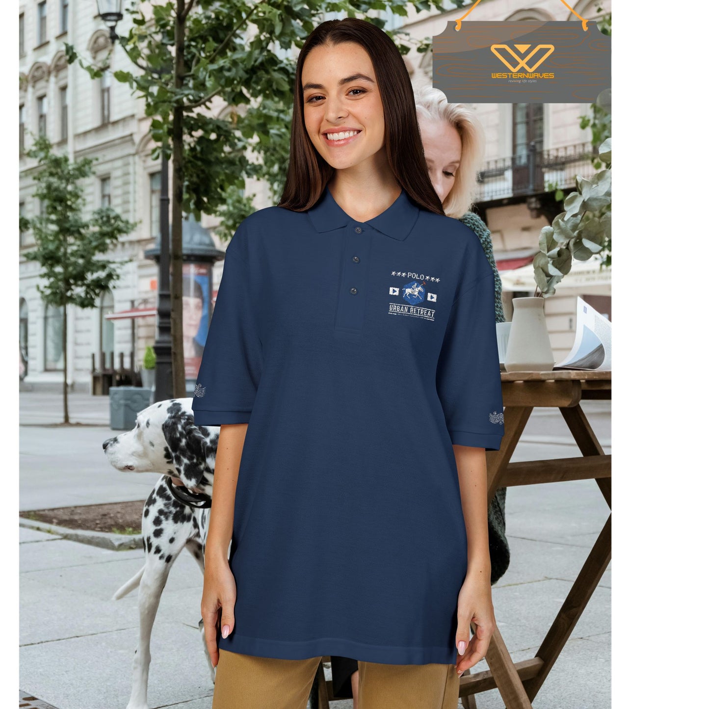 Unisex Polo Shirt_ Series N8+ USPOLOS PT2WW001_ LYVIDA 001_ Limited Edition Casual Fashion by WesternWaves: