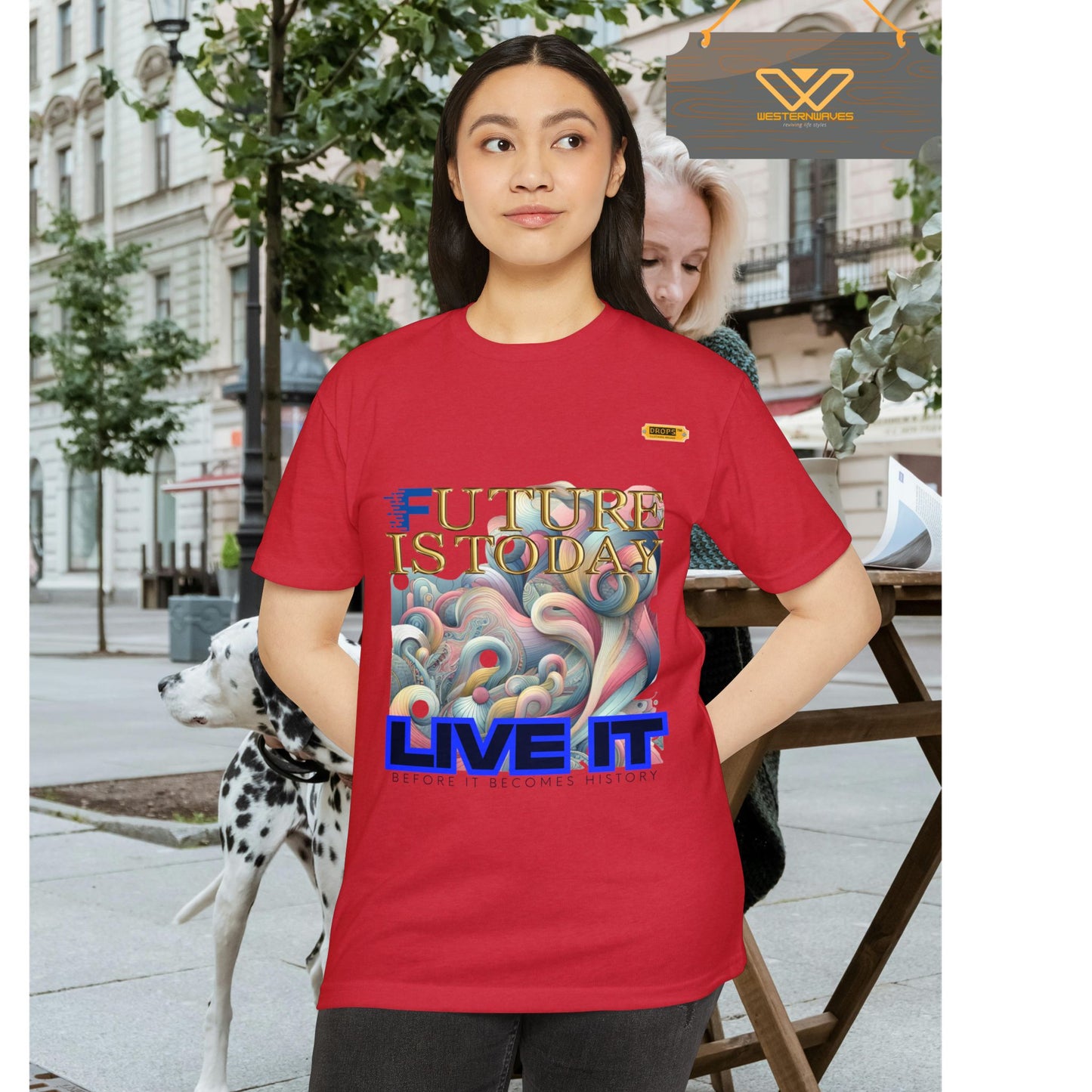 Unisex CVC Jersey T-shirt_ 16 June 2025_ Limited Edition Casual Fashion by WesternWaves: