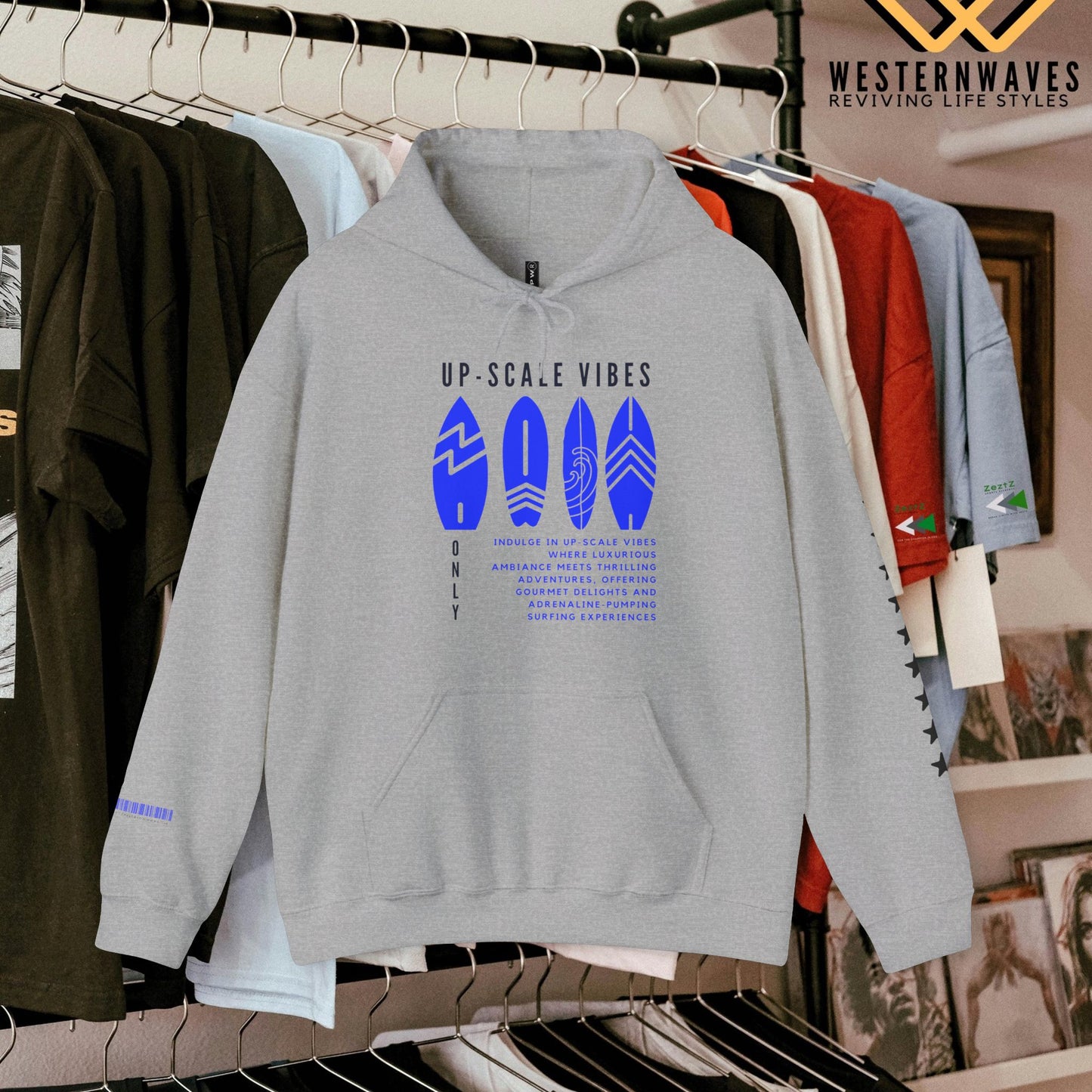 Unisex Heavy Blend™ Crewneck Sweatshirt_ N3+ Series UHBCSS PT2WW008_ Limited Edition Comfort & Style by WesternWaves:
