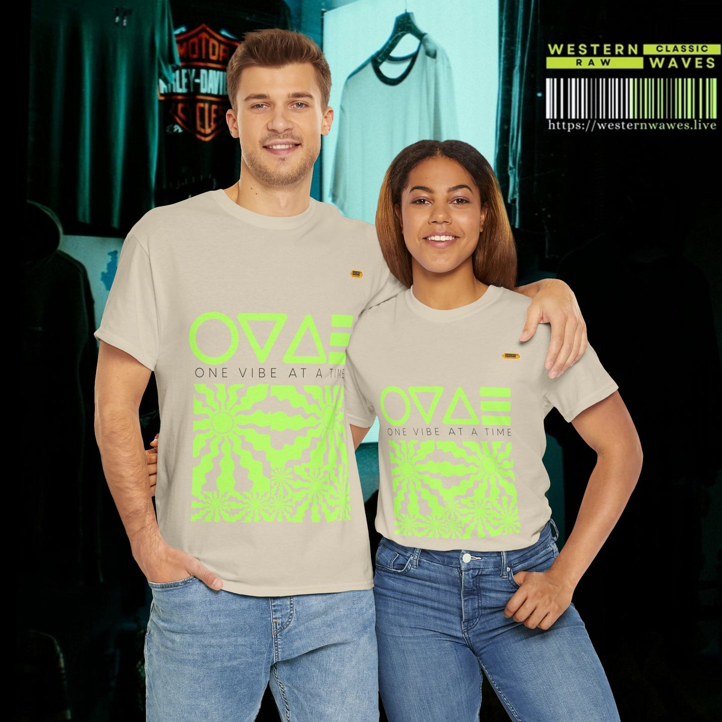 Unisex Heavy Cotton Tee_ Series N7* USHCTEE PT2WW003_ Limited Edition Heavy Cotton Tee by WesternWaves: