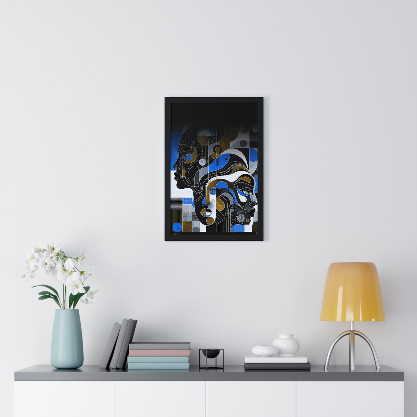Vertical Framed Poster_ Series N8 VFP PT2WW001_ Limited Edition Home Deco by WesternWaves: