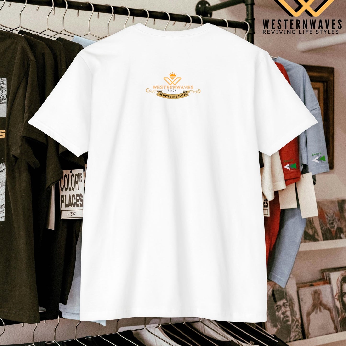 Unisex CVC Jersey T-shirt_ N3+ Series USCVCJTS CT2WW003_ Limited Edition Softness & Durability by SPW of WesternWaves: