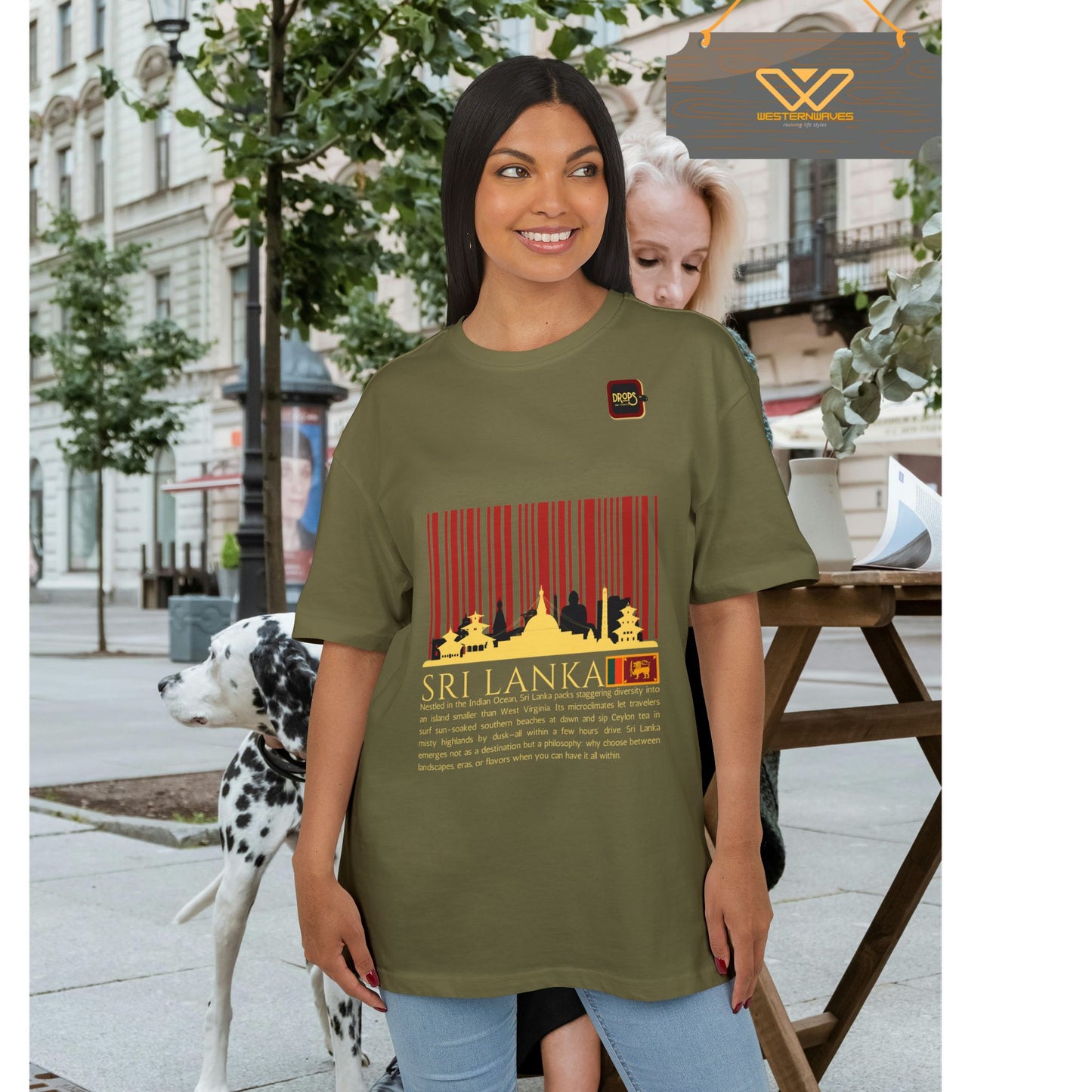 Unisex Oversized Tee_ N6+ Series USOSTEE PT2WW001_ Limited Edition by WesternWaves: