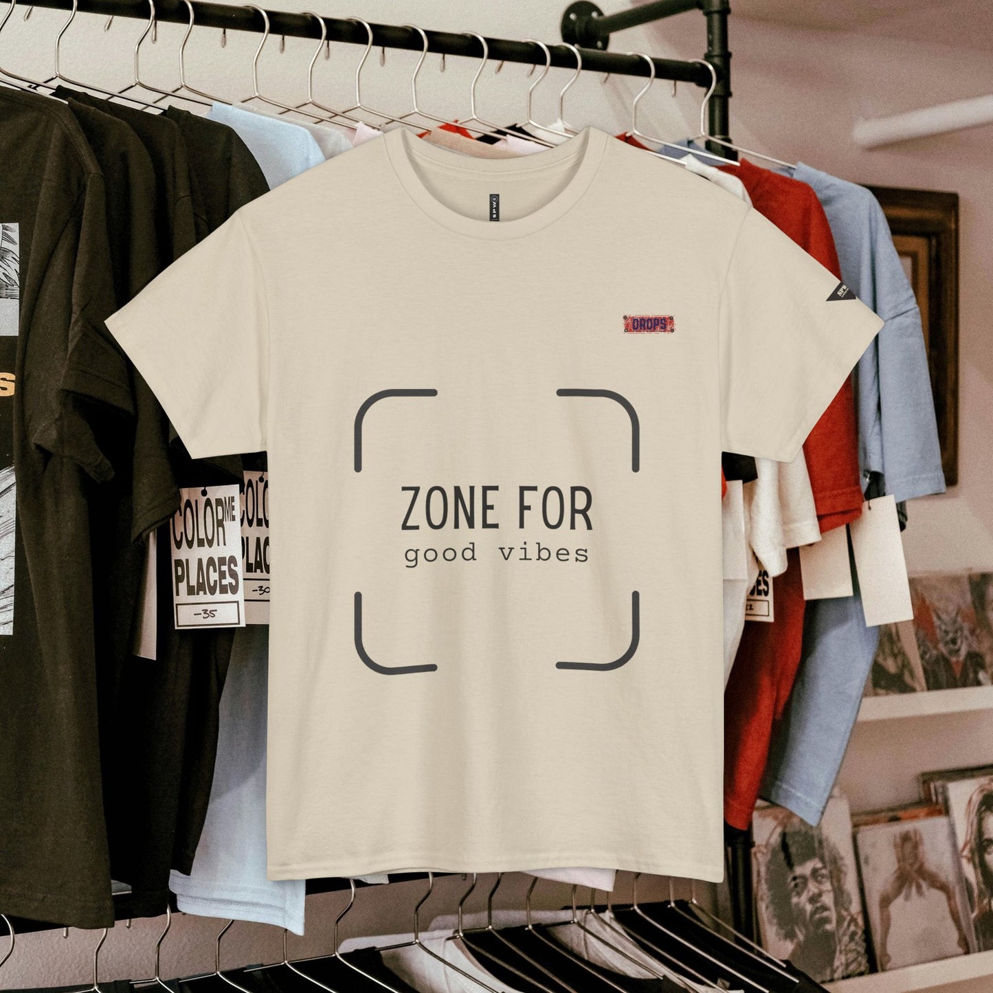 Unisex Heavy Cotton Tee_ Series N8+ USHCTEE PT2WW001_ 12 Sep 2025_ Limited Edition Unique Summer-wear by WesternWaves:
