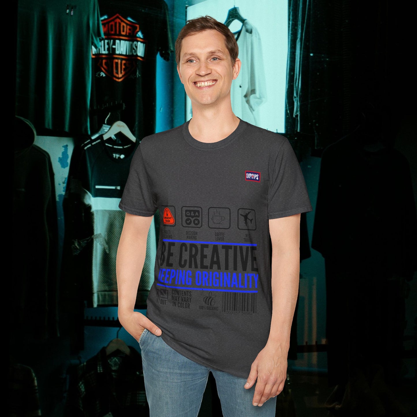Unisex Softstyle T-Shirt_ N2+ Series USSTS FT2WW007_ Redefine Relaxation Limited Edition by WesternWaves: