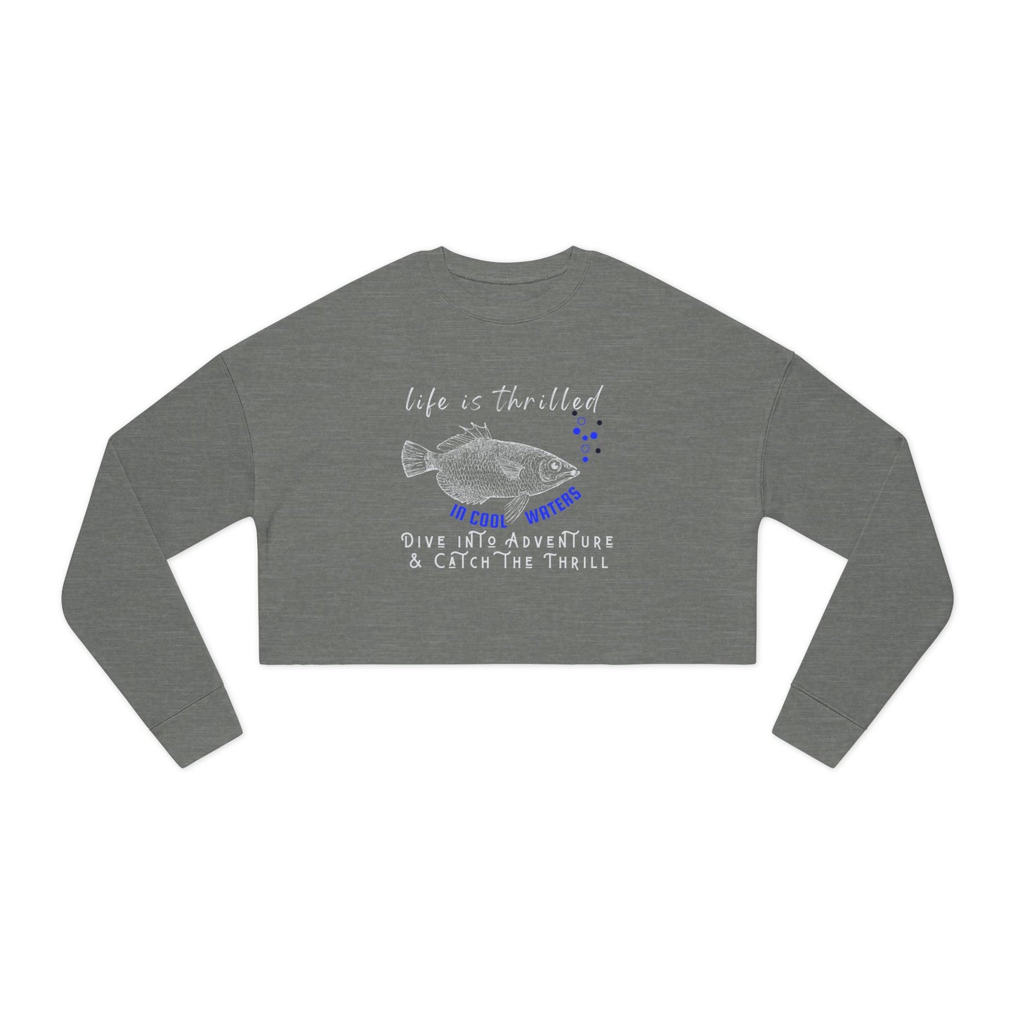 Women's Cropped Sweatshirt_ N3+ Series WCSS PT2WW003_ Limited Edition Utmost Comfort by WesternWaves: