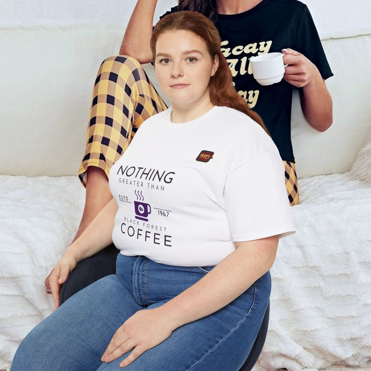 Unisex Ultra Cotton Tee_ Classic Comfort Unleashed_ N2+ Series USUCTEE PT2WW006_ Limited Edition Maximum Comfort & Style by WesternWaves: