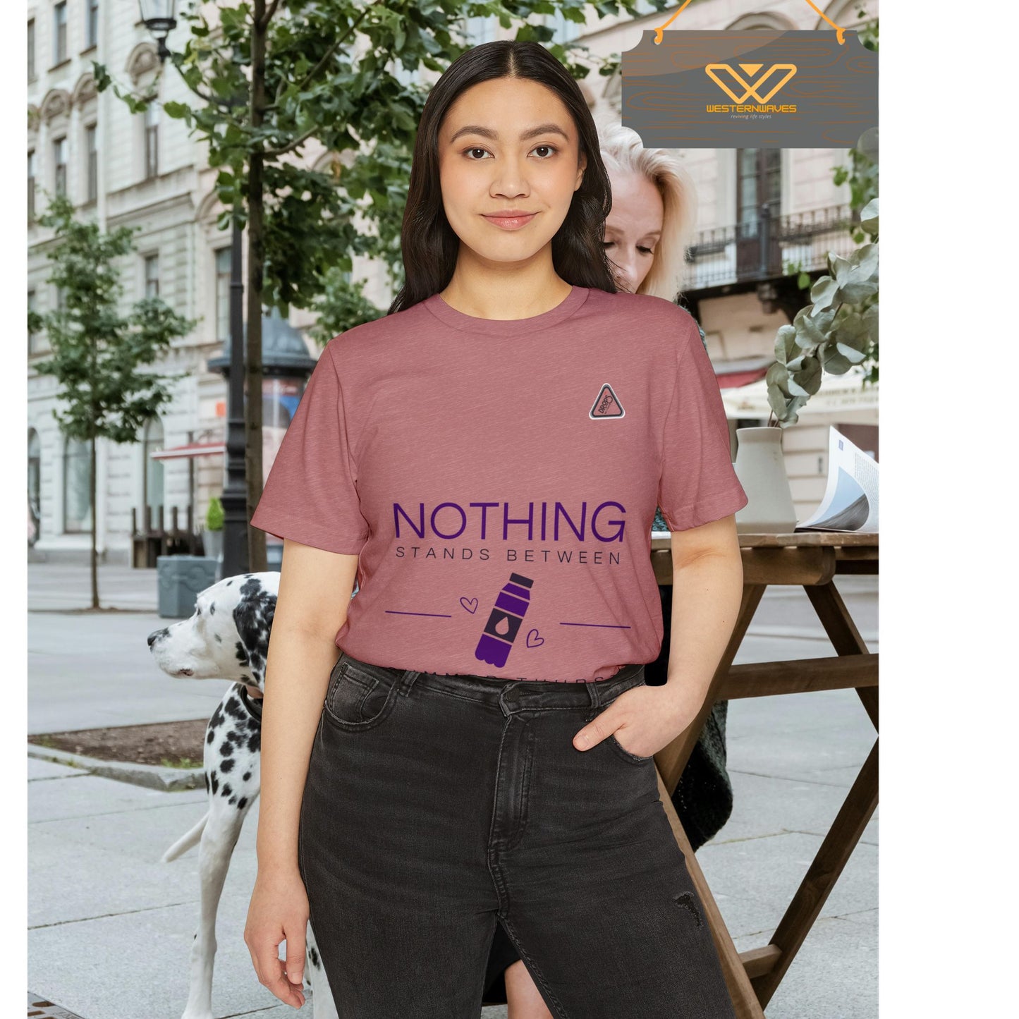 Eco-Friendly Unisex T-Shirt_ N7* Series ECOFUSTS PT2WW001_ Limited Edition Eco-Friendly T-Shirt by WesternWaves: